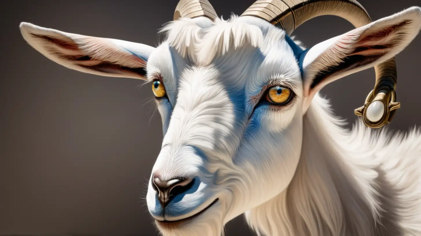 Biblical Epoch Goat with a Split Eye