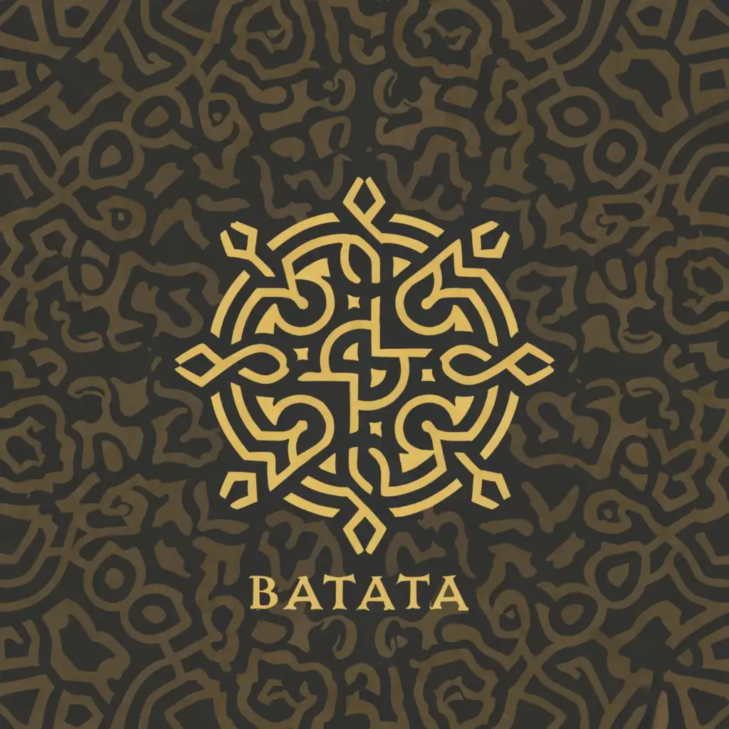 a logo design,with the text "Batata", main symbol:Drums,complex,clear background