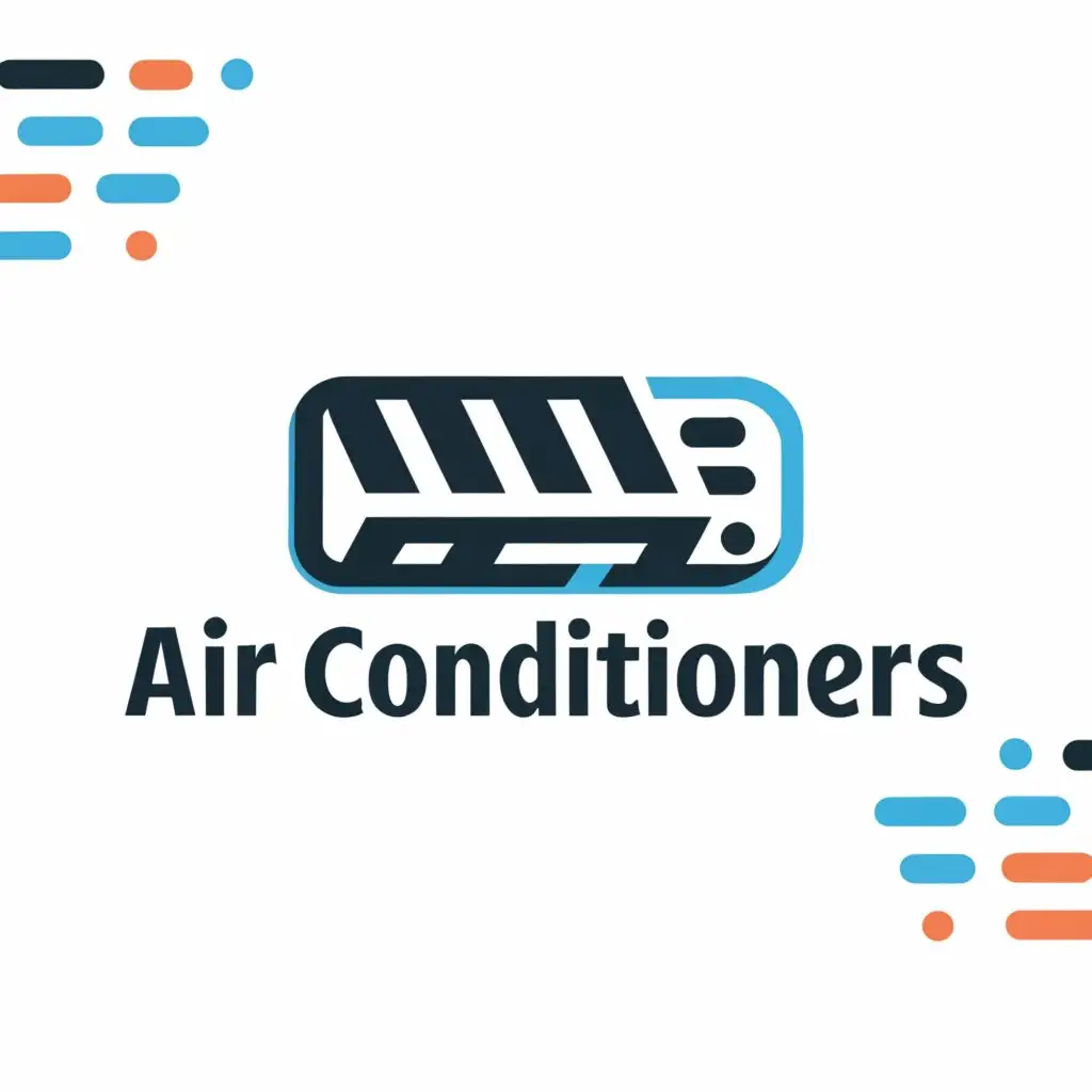 a logo design,with the text "Air conditioners", main symbol:Sale of air conditioning equipment,Moderate,be used in Technology industry,clear background