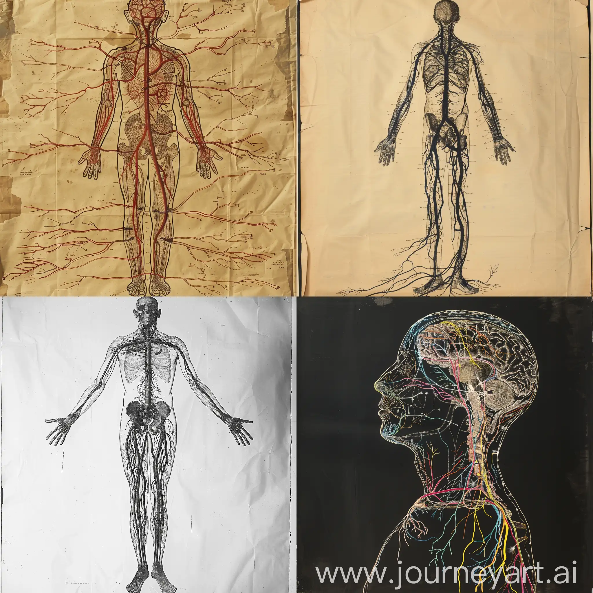 Detailed-Human-Nerves-Meridians-and-Vasculature-Illustration