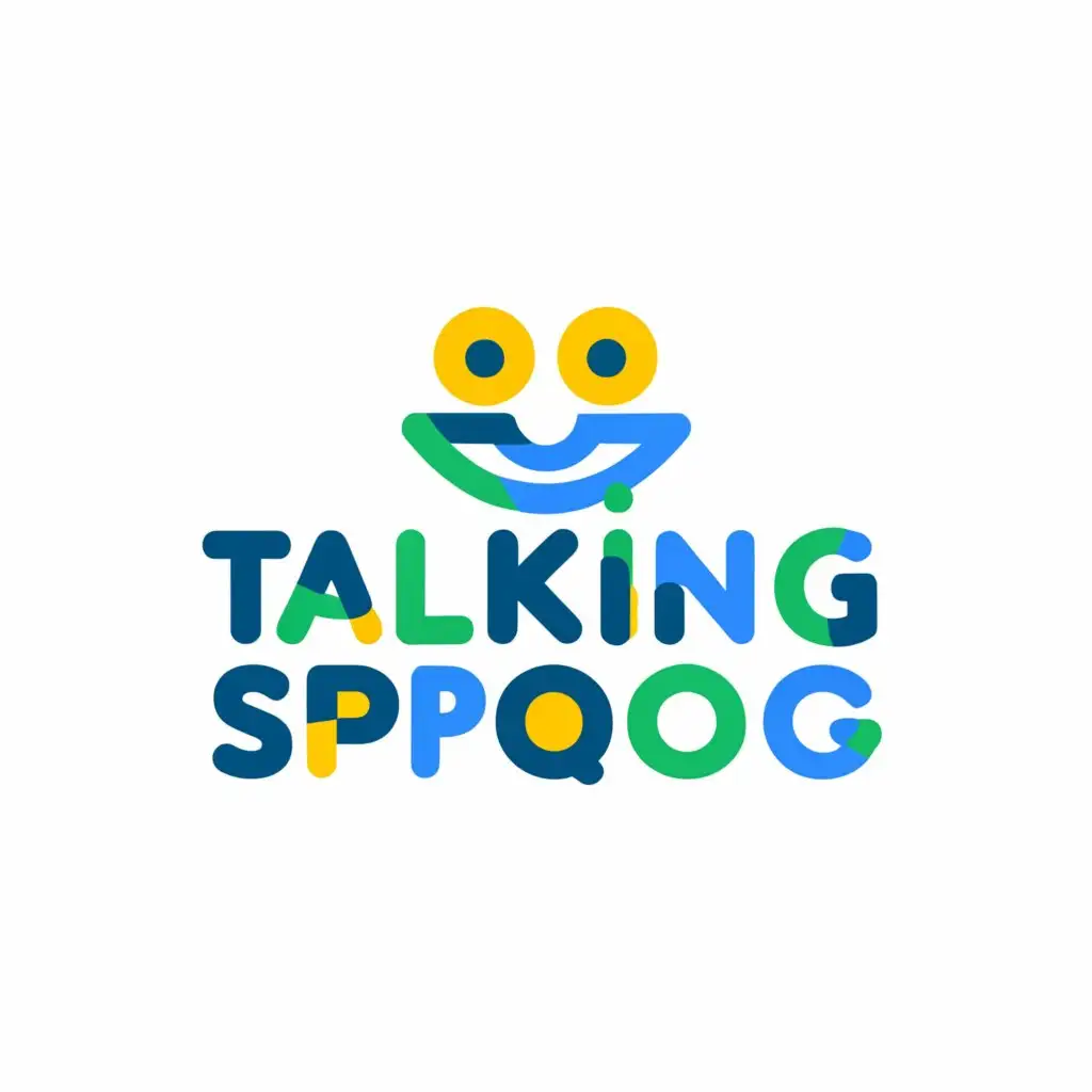 a logo design,with the text "talkingsprog", main symbol:sprog,Moderate,be used in Education industry,clear background