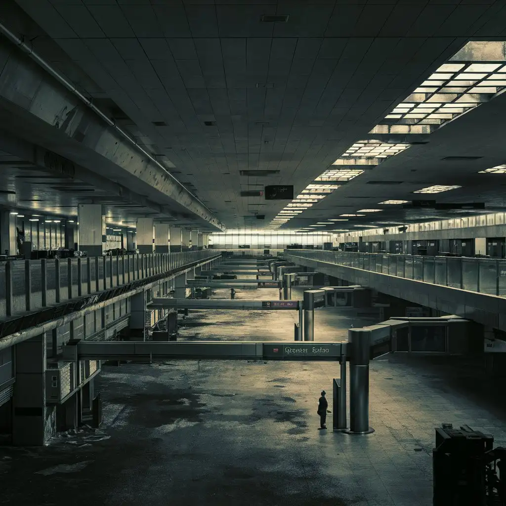 Decaying Logan International Airport without People
