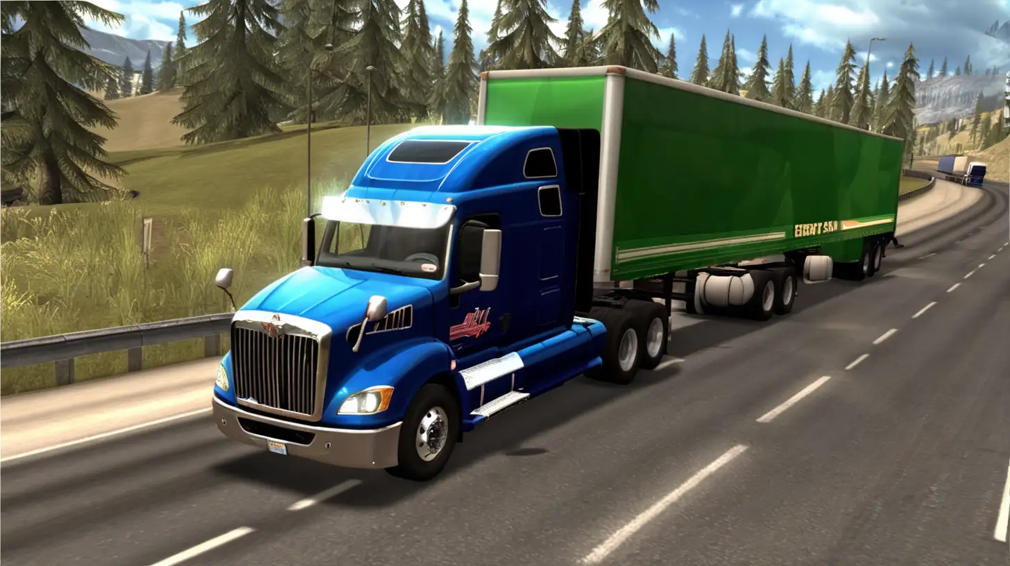 Exciting American Truck Simulator 3D Game Extreme 18 Wheeler Truck Driving Adventure
