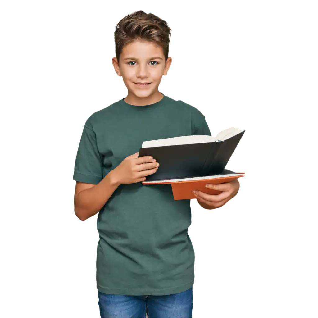 Enchanting-PNG-Image-Boy-with-Book-in-Hand-Illustration