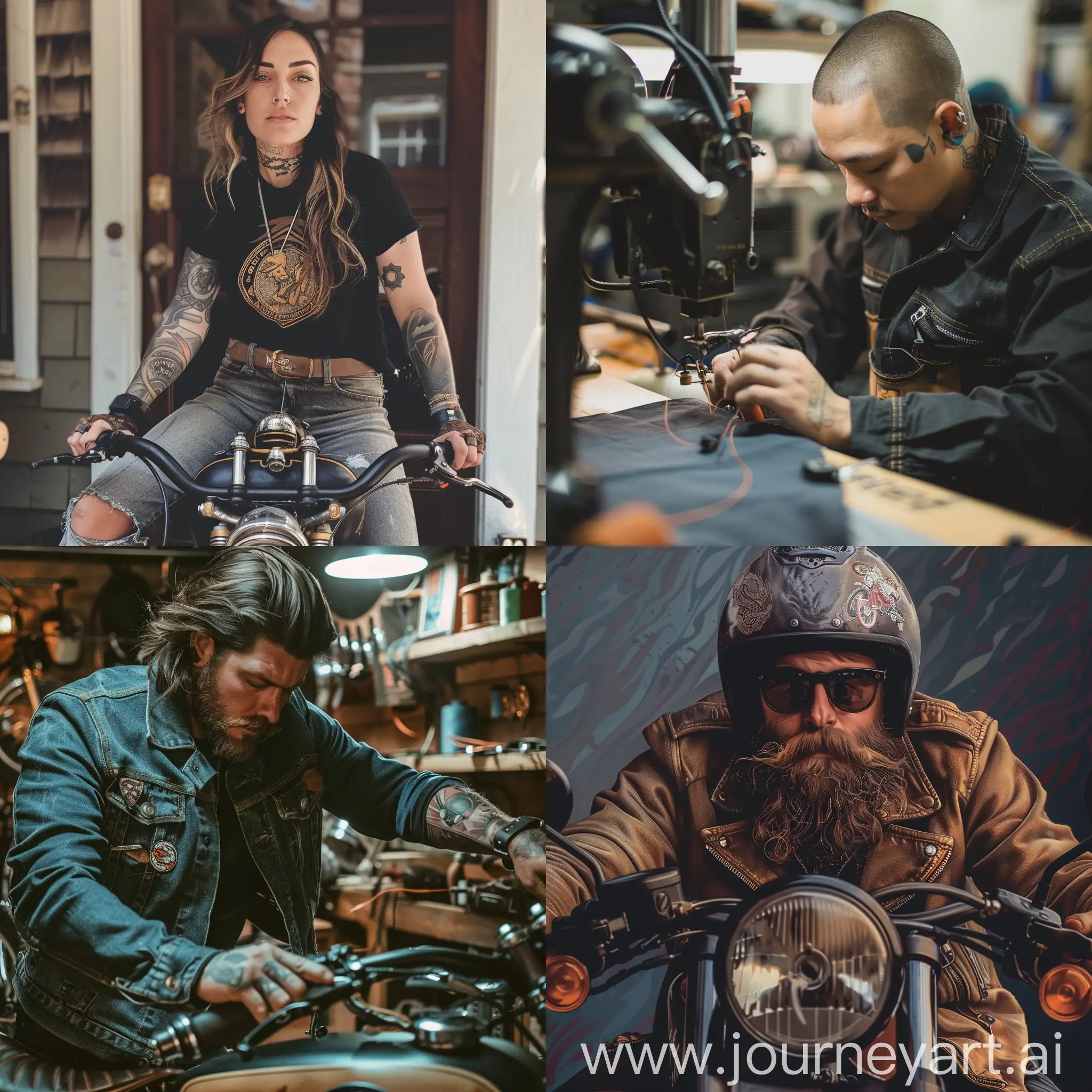 Motorcycle-Rider-Stitching