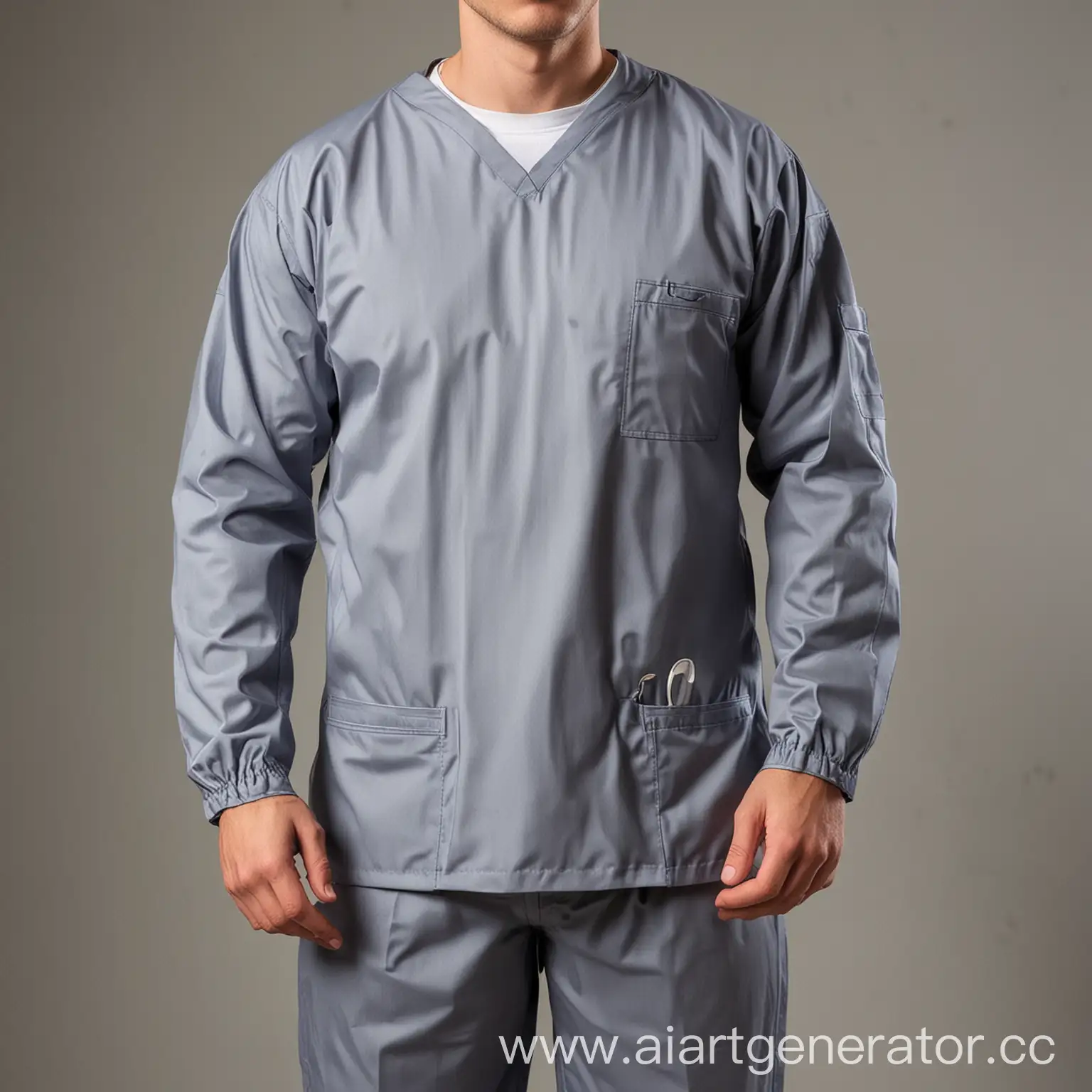 Professional-Doctor-in-Gray-Medical-Suit