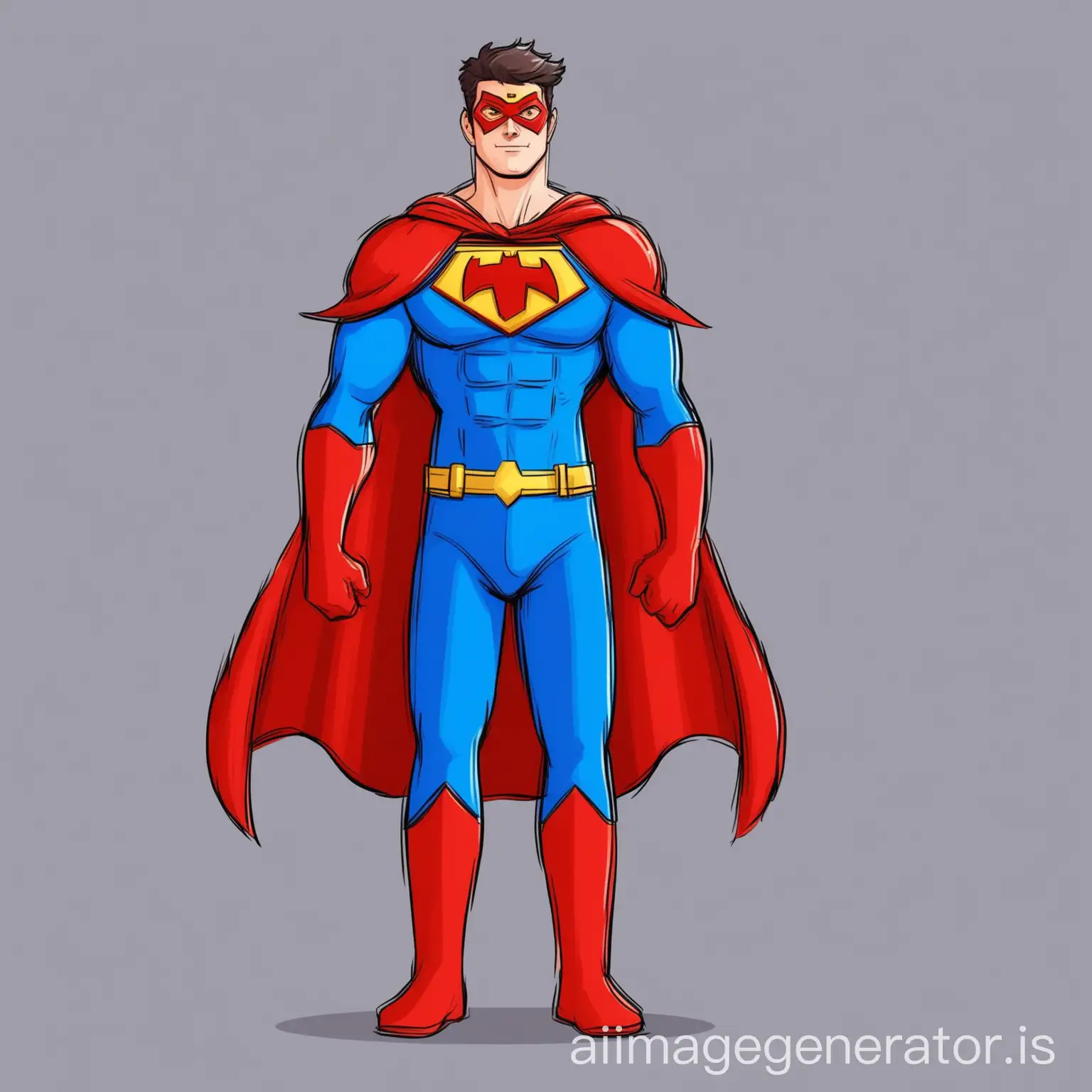 superhero man character