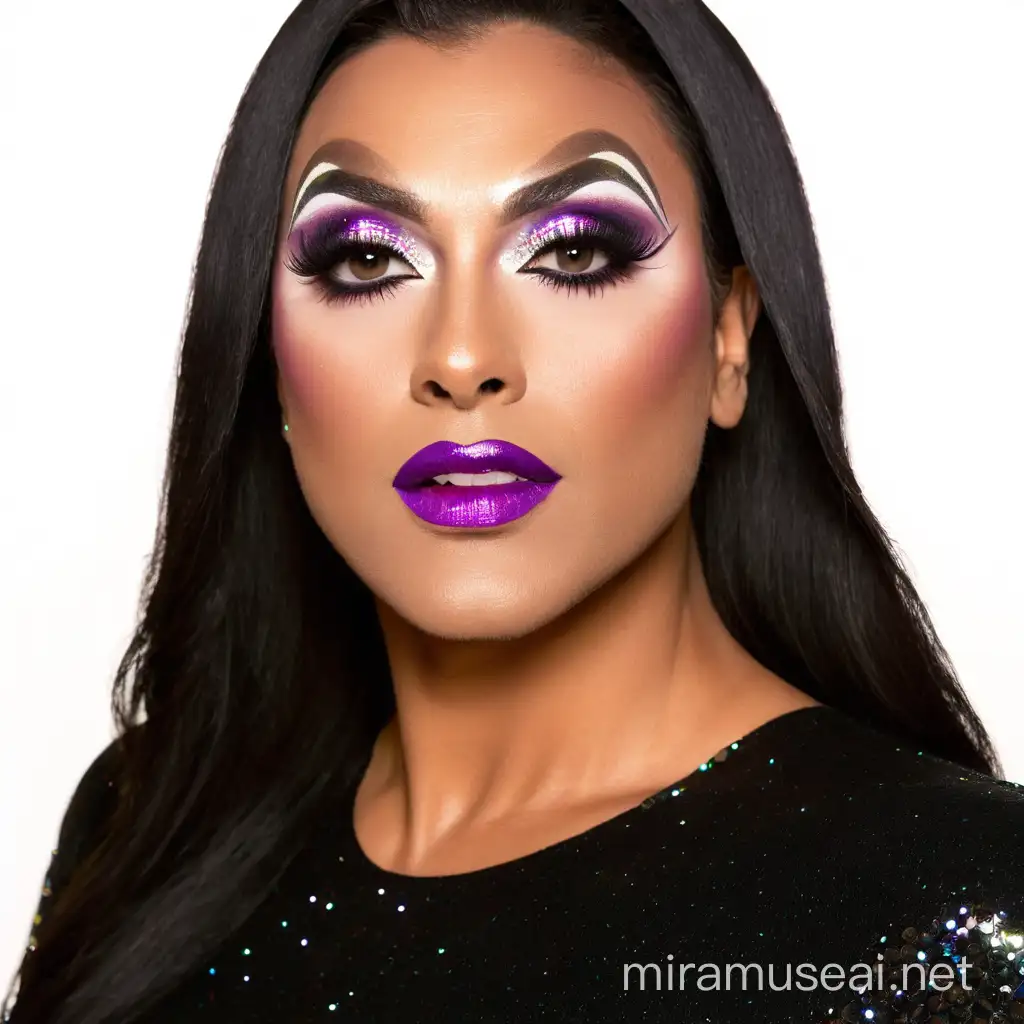 Vibrant Drag Queen Makeup Tutorial with Glamorous Transformation