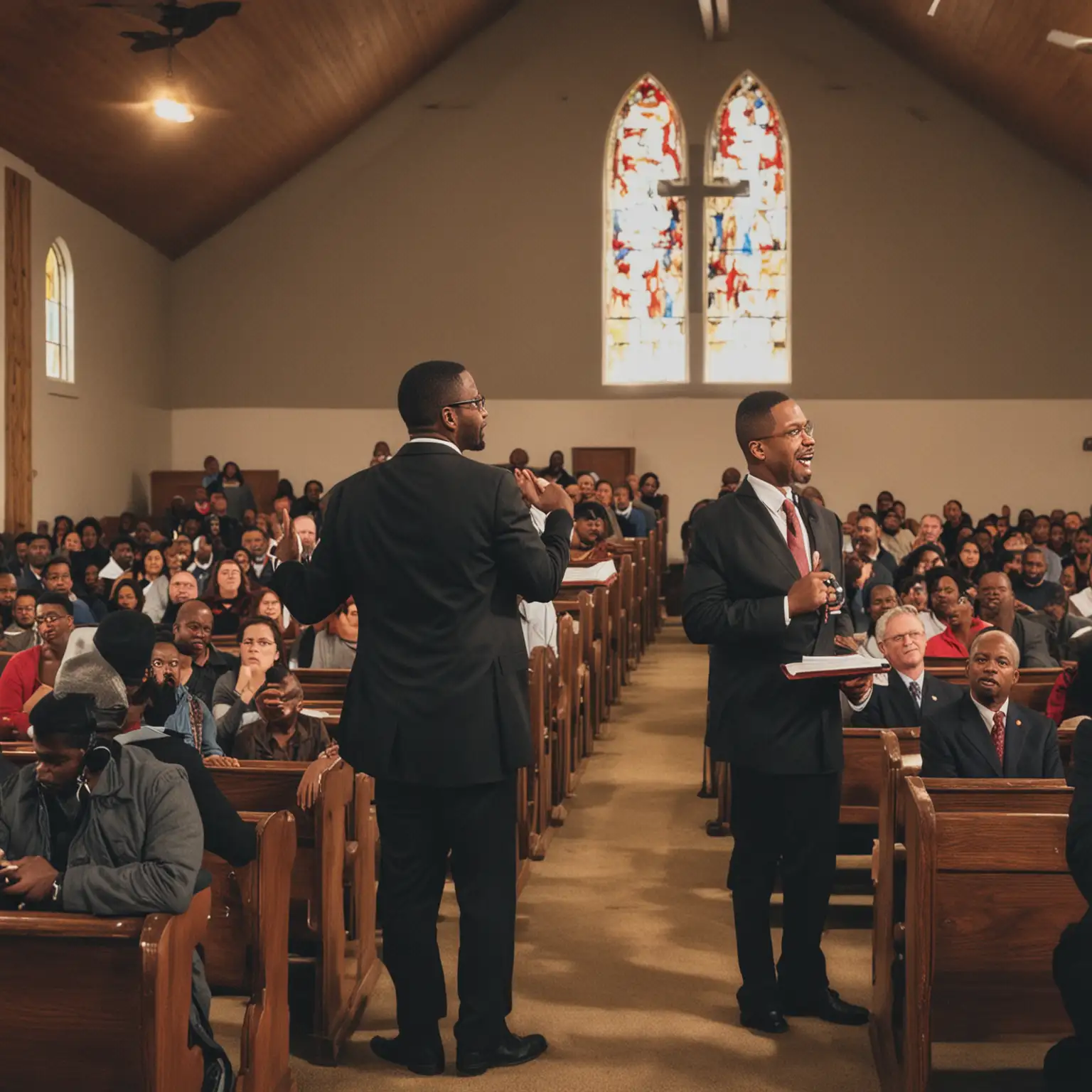 Dynamic Pastors Preaching to Expand Congregation