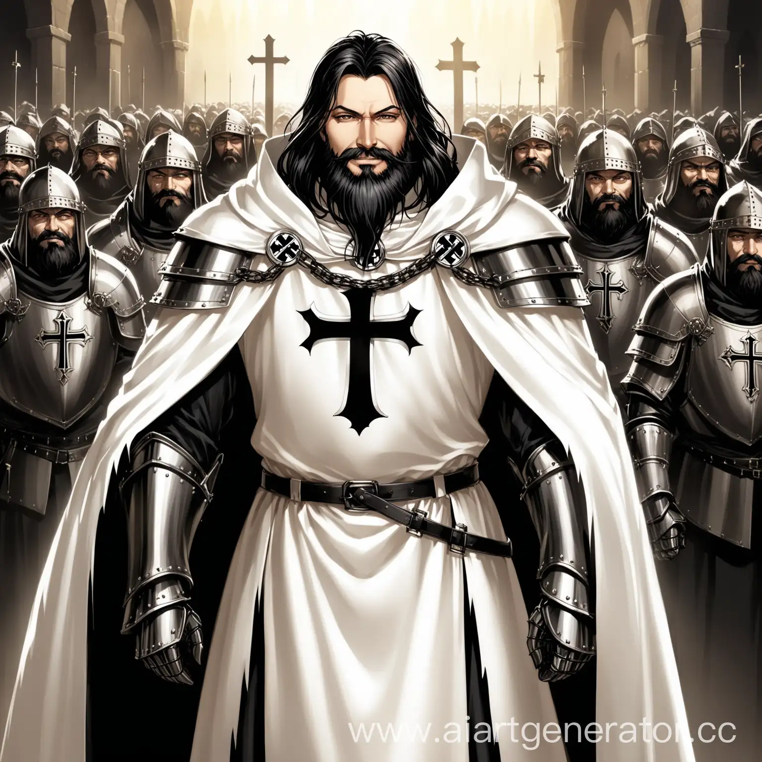 Grand-Master-of-the-Teutonic-Order-Winrich-von-Kniprode-in-14th-Century-Armor-Leading-His-Army