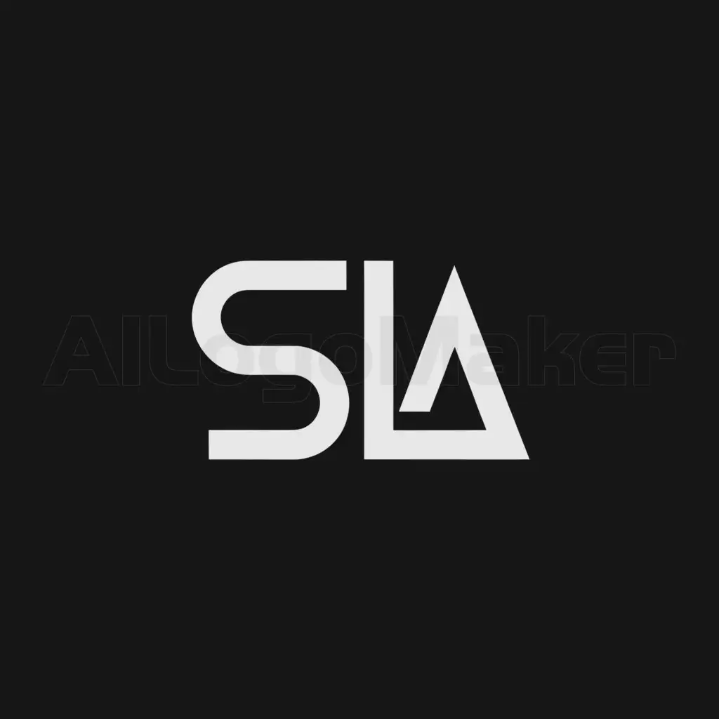 a logo design,with the text "SLA", main symbol:SLA,Moderate,clear background