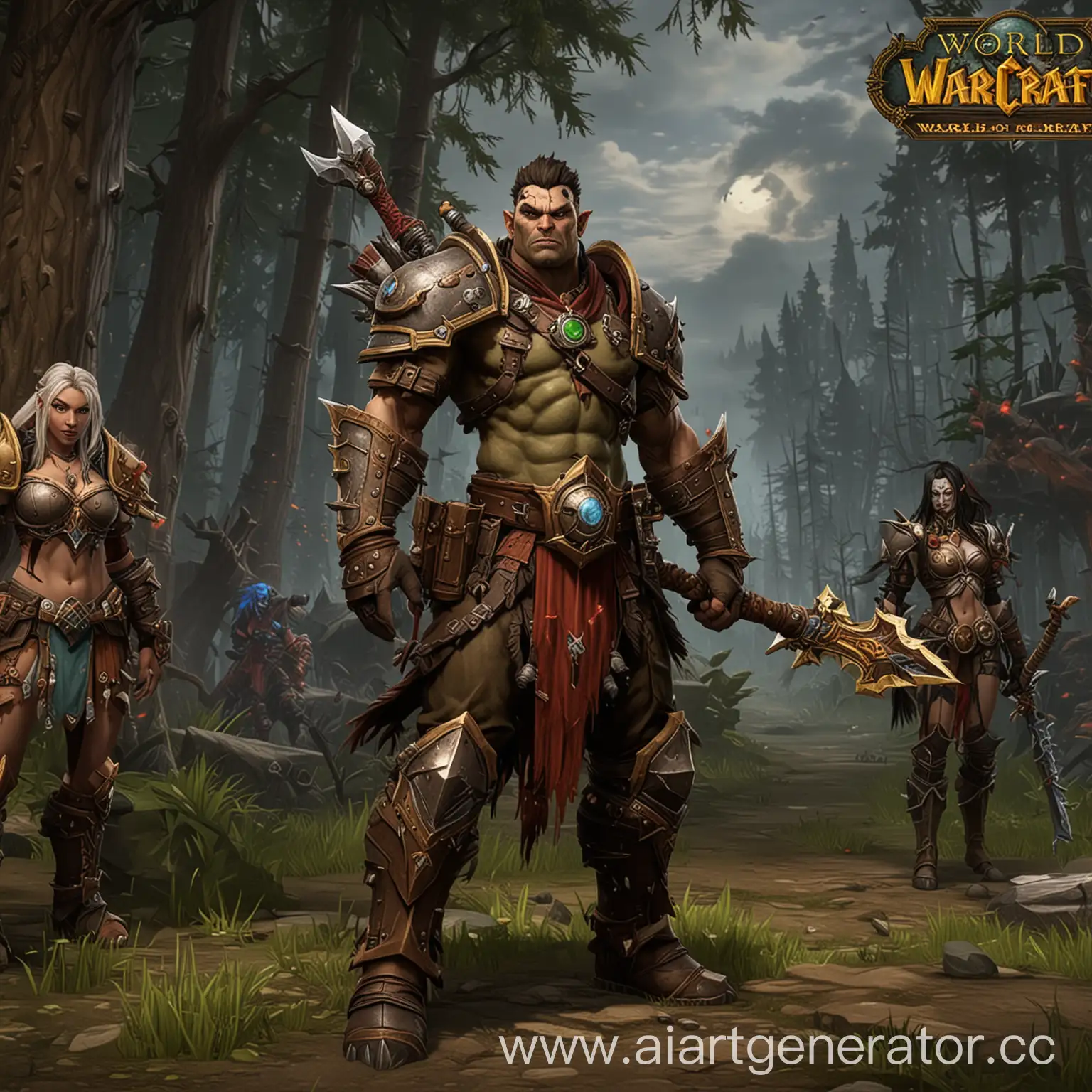 Hunter-PvP-Battle-in-World-of-Warcraft-Arena