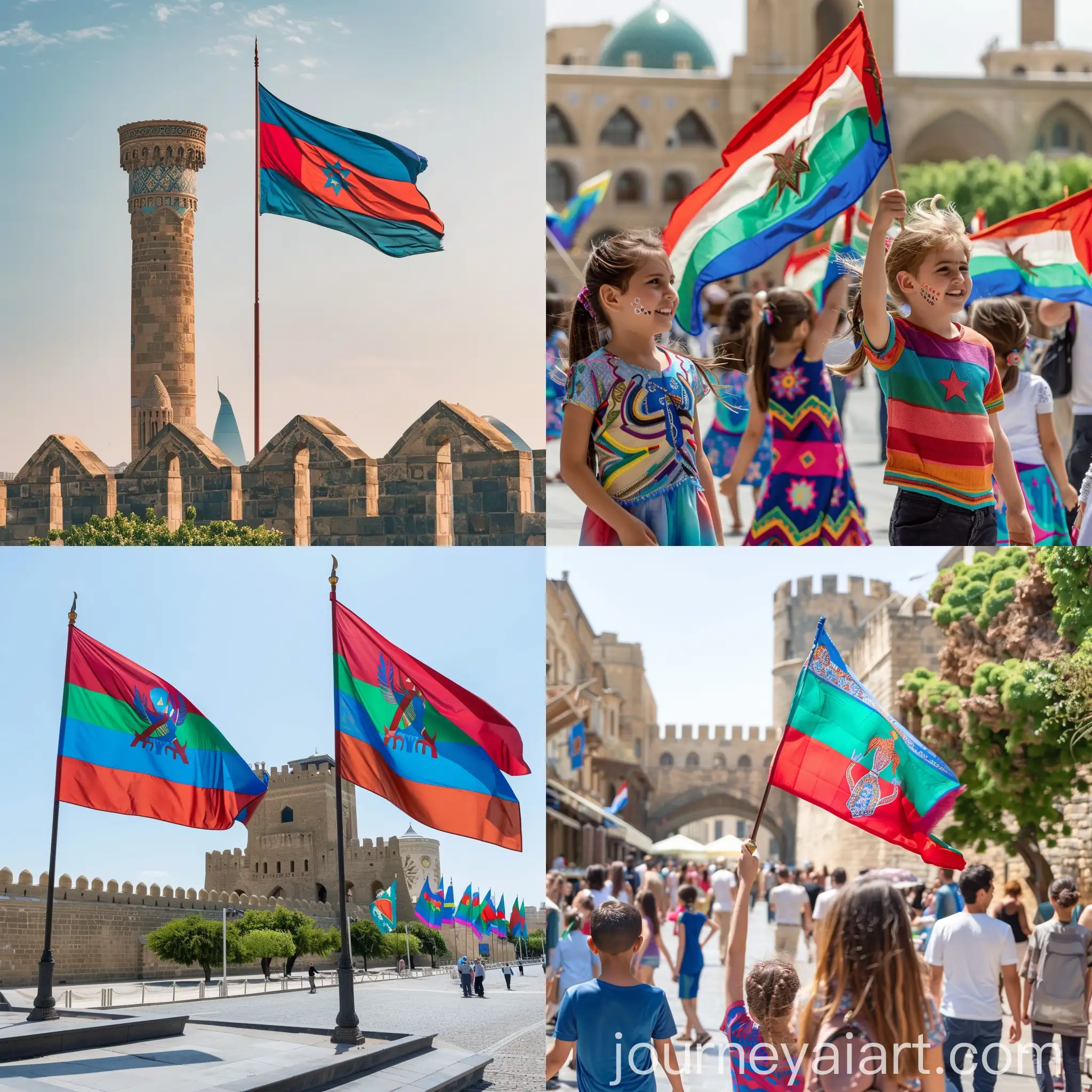 Independence-Day-Celebration-in-Azerbaijan-with-Fireworks-Display