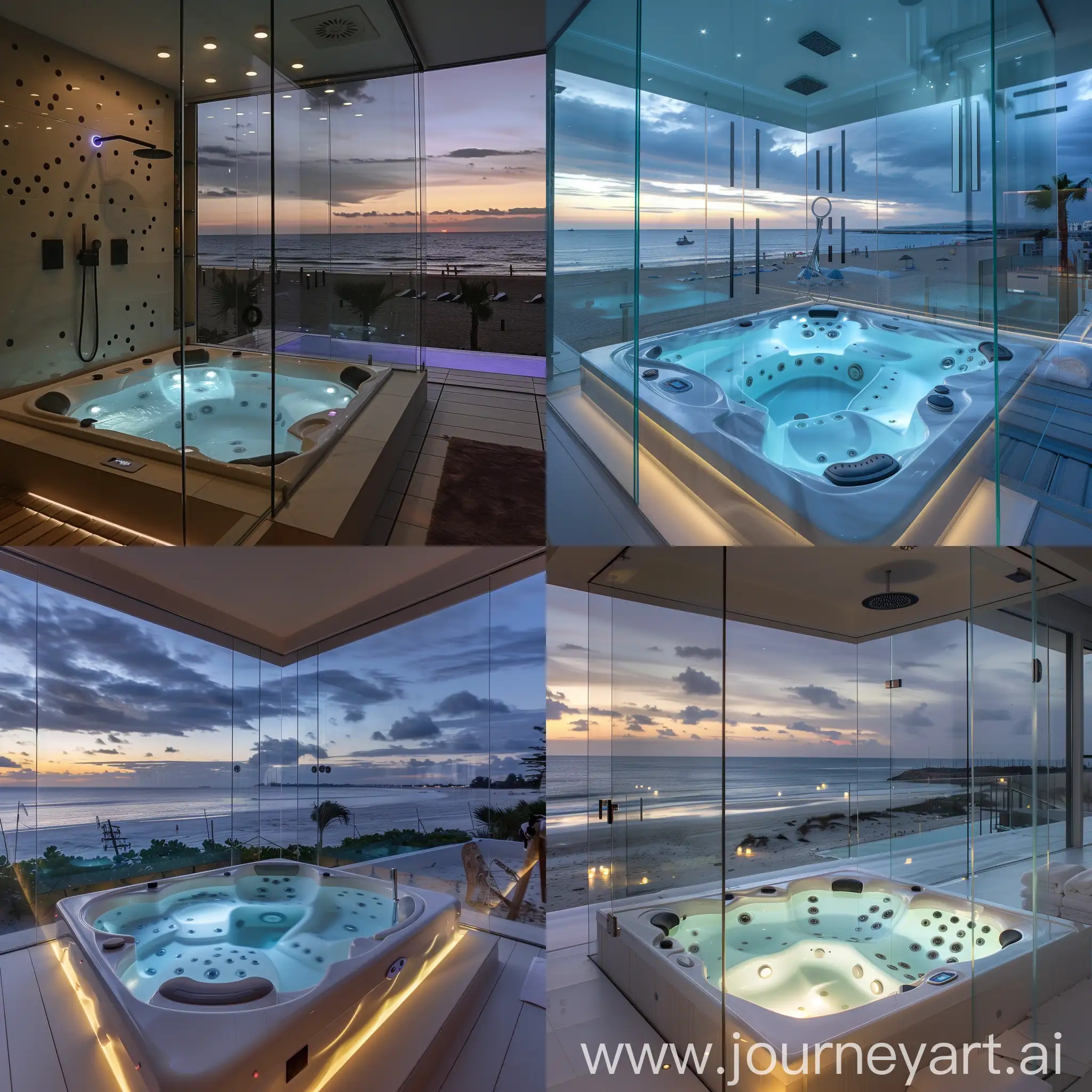 Luxurious-Glass-Bathroom-Jacuzzi-with-Ocean-View