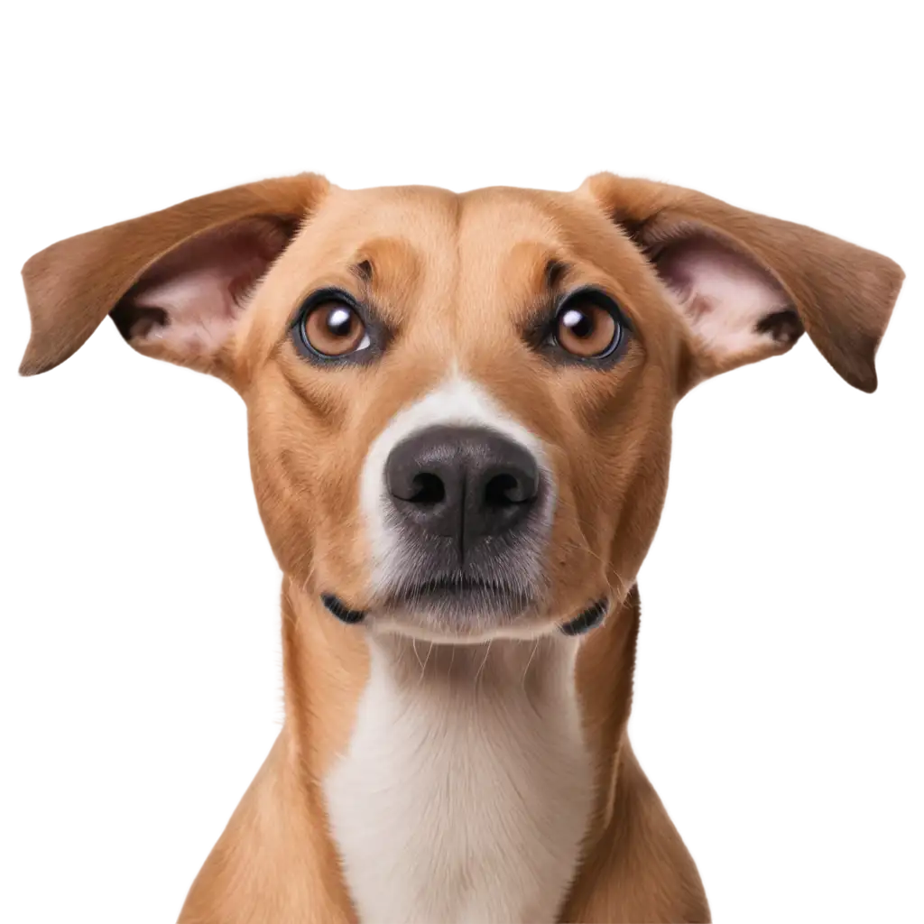 Curious-Dog-PNG-Mesmerizing-FrontFacing-Image-for-Various-Applications