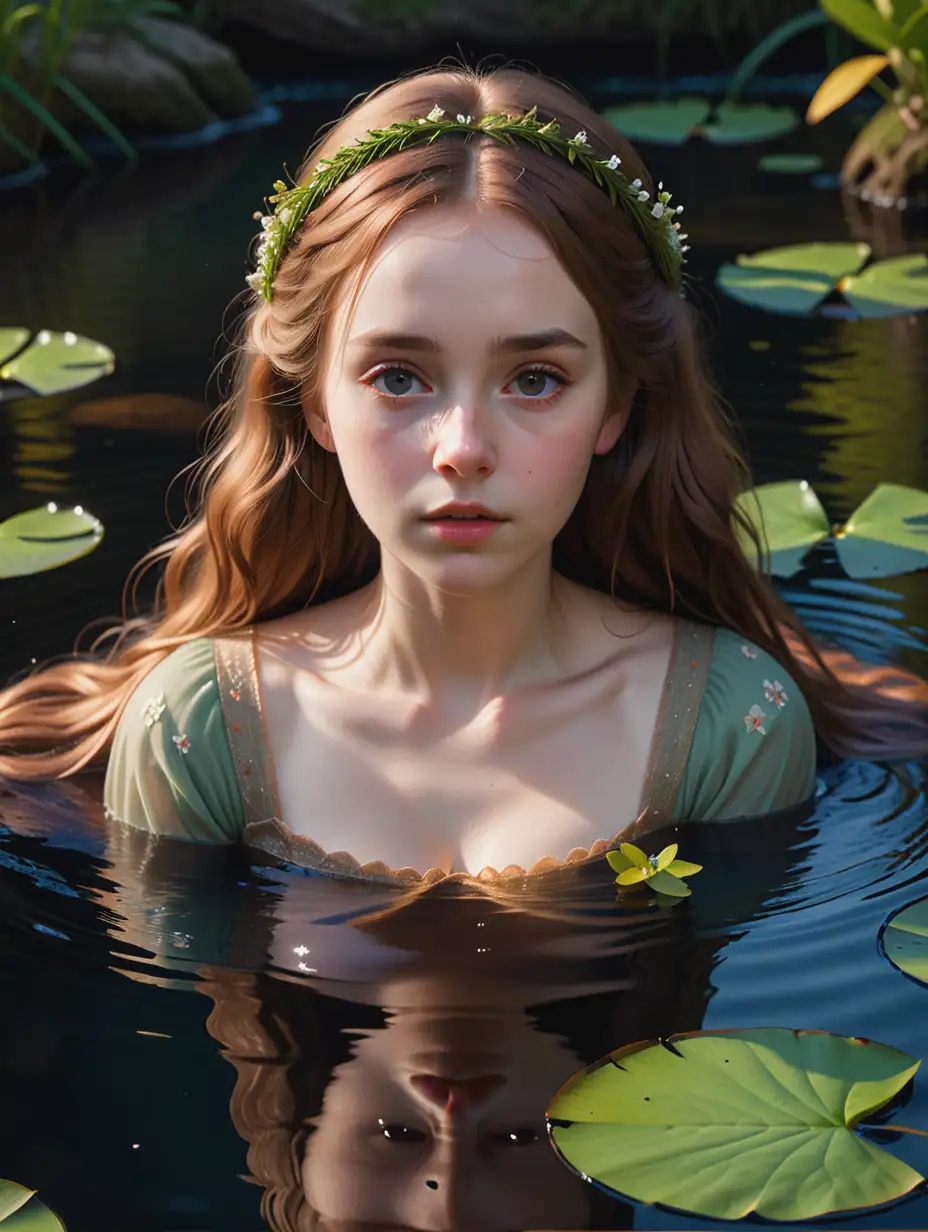 Enchanting Ophelia Portrait 8K UltraDetailed RAW Photo