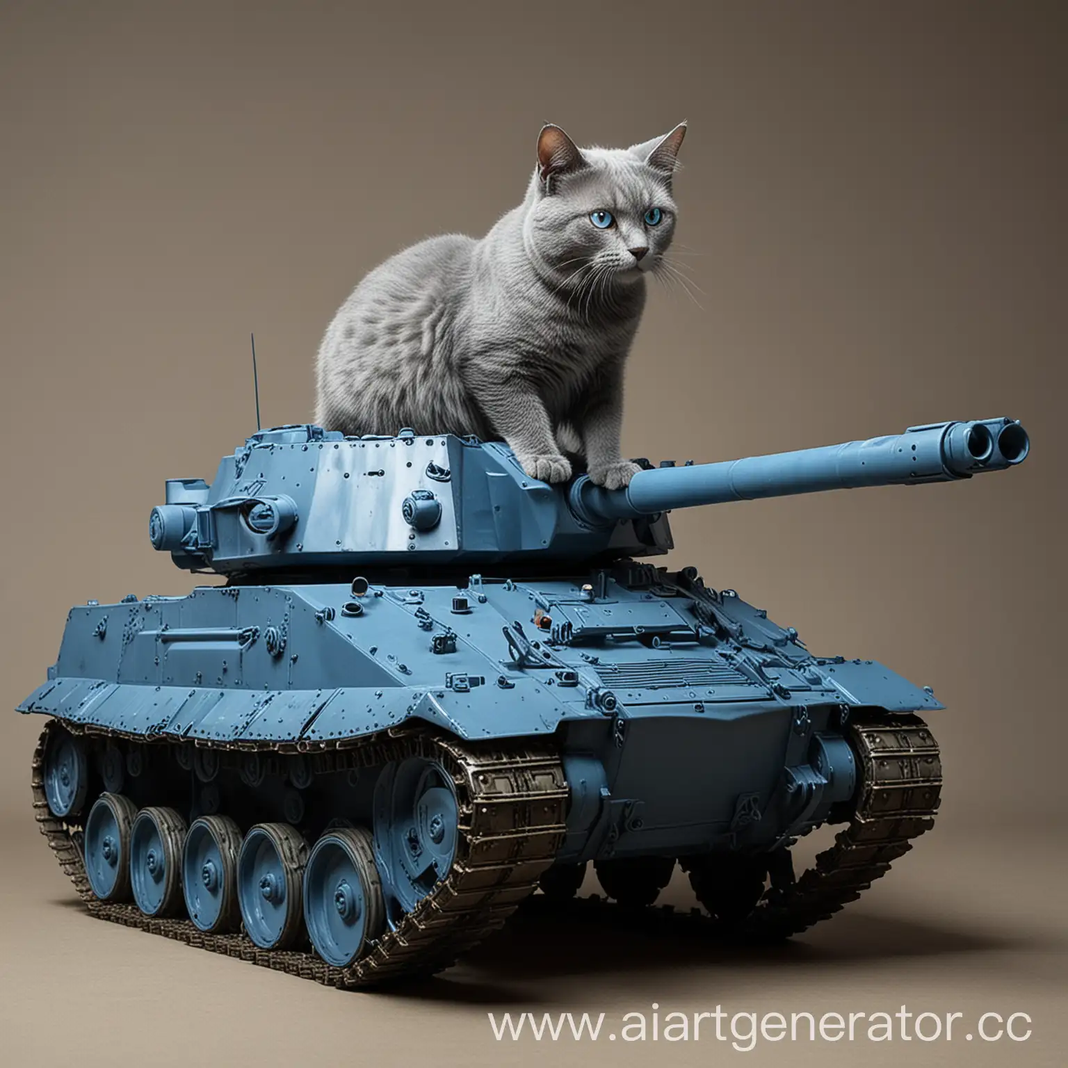 Синий кошачий танк за 1000000$