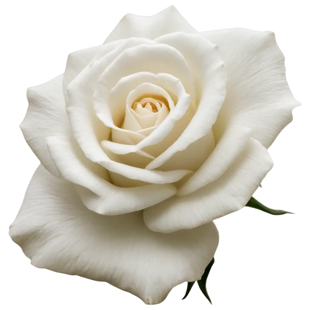 CloseUp-White-Rose-PNG-Captivating-Beauty-in-HighResolution-Clarity