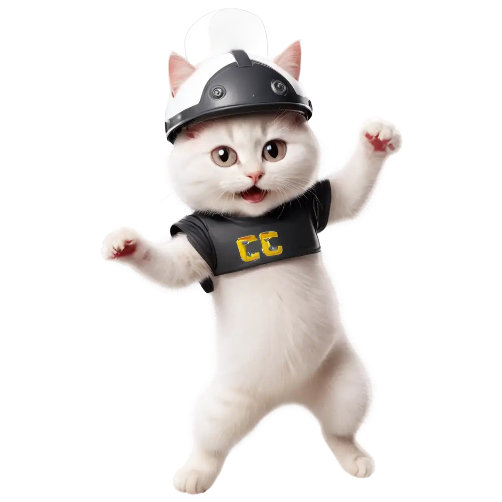 Mesmerizing-PNG-Image-White-Cat-Dancing-with-Liverpool-FC-Helmet