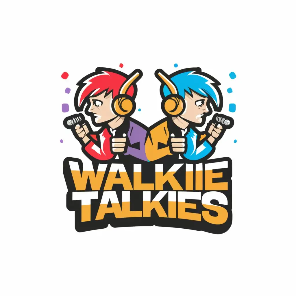a logo design,with the text "Walkie Talkies", main symbol:Gang,complex,be used in Entertainment industry,clear background