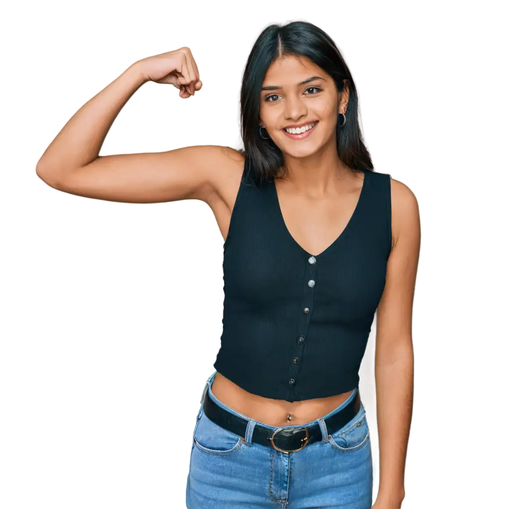 Stunning-PNG-Image-of-an-Indian-Girl-Capturing-Diversity-and-Culture