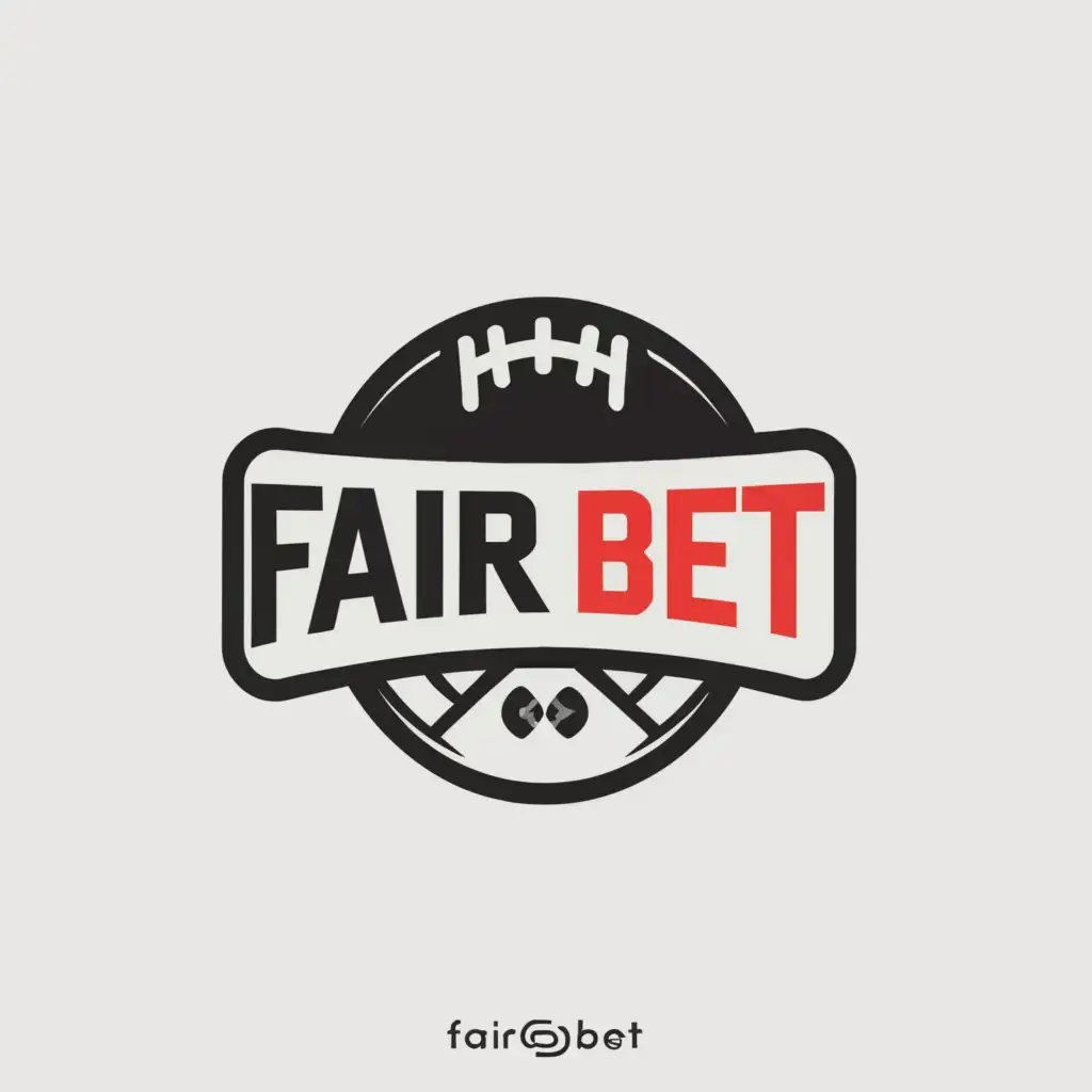 a logo design,with the text "Fair bet", main symbol:Football and hockey,Moderate,be used in Sports Fitness industry,clear background