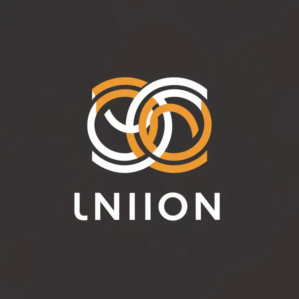 a logo design,with the text "Union", main symbol:Union,Moderate,be used in Internet industry,clear background