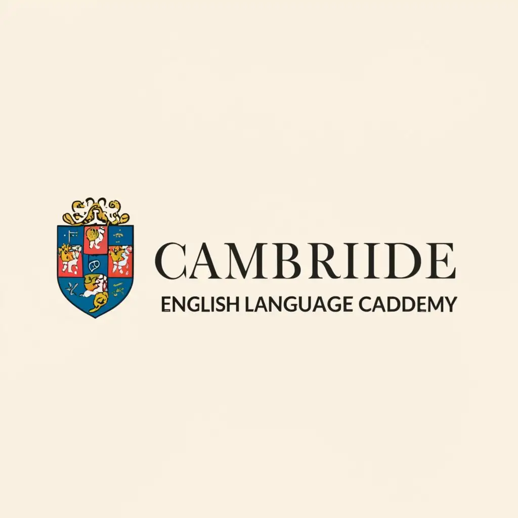 a logo design,with the text "CAMBRIDGE ENGLISH LANGUAGE ACADEMY", main symbol:CAMBRIDGE,Moderate,be used in Others industry,clear background