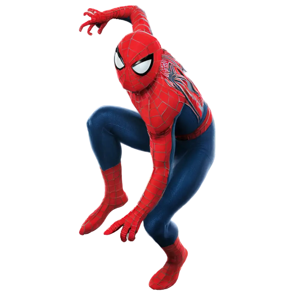 Dynamic-Spiderman-PNG-Unleash-the-Webbed-Marvel-in-HighQuality-Format