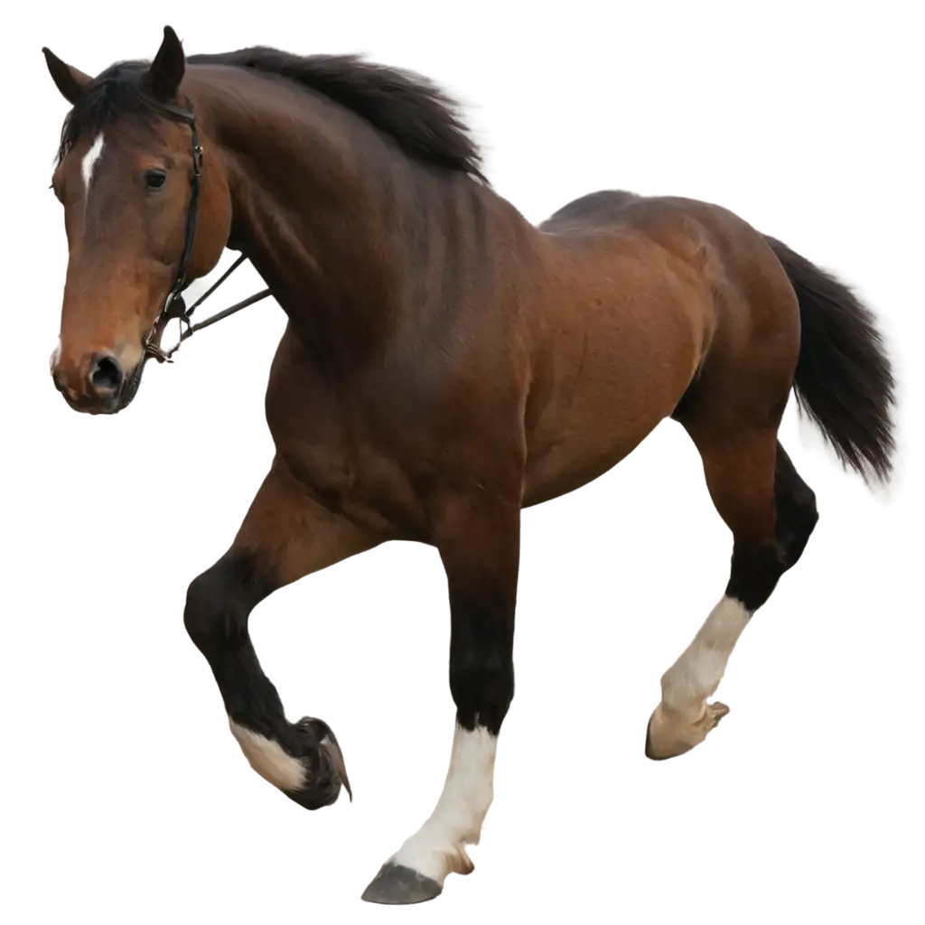 HighQuality-PNG-Image-of-a-Majestic-Running-Horse-Capturing-Grace-and-Power