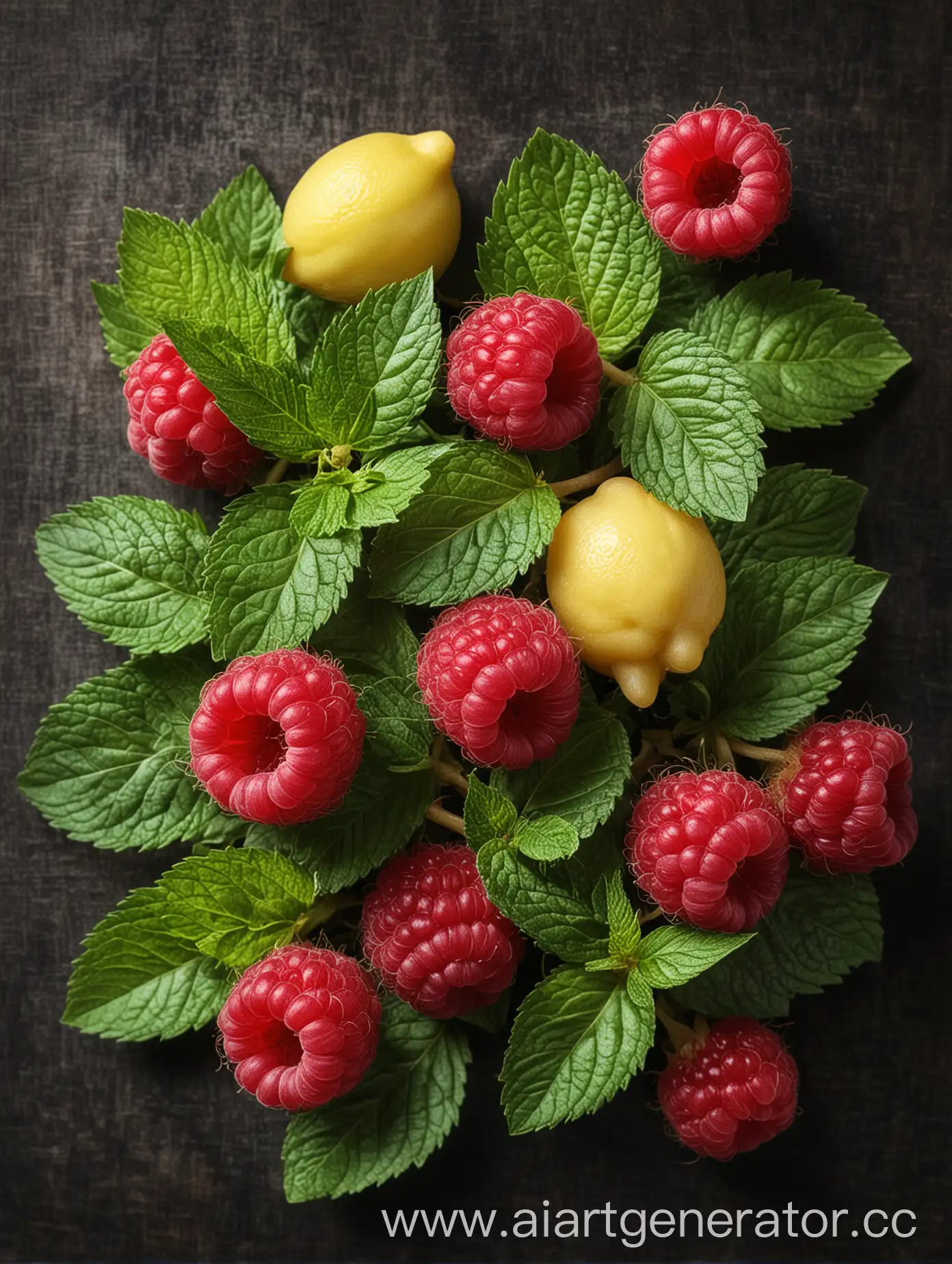 Vibrant-Raspberry-Lemon-Mint-Fusion-Artwork