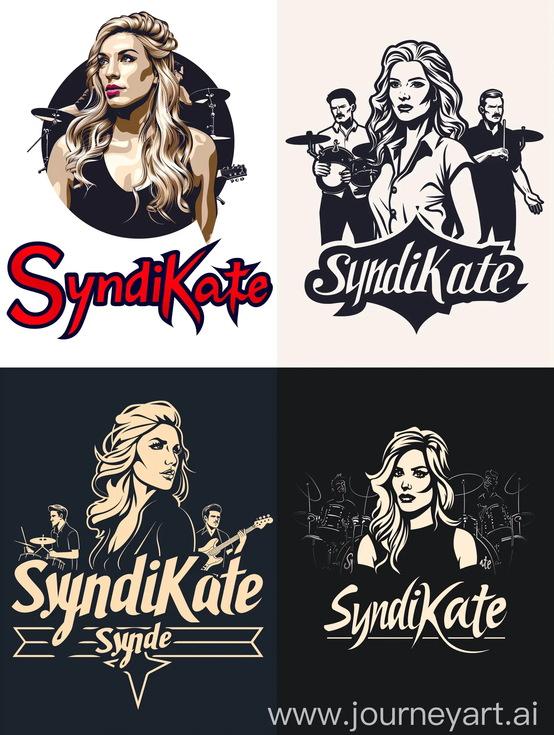 SyndiKate-Blonde-Singer-Surrounded-by-Professional-Male-Musicians