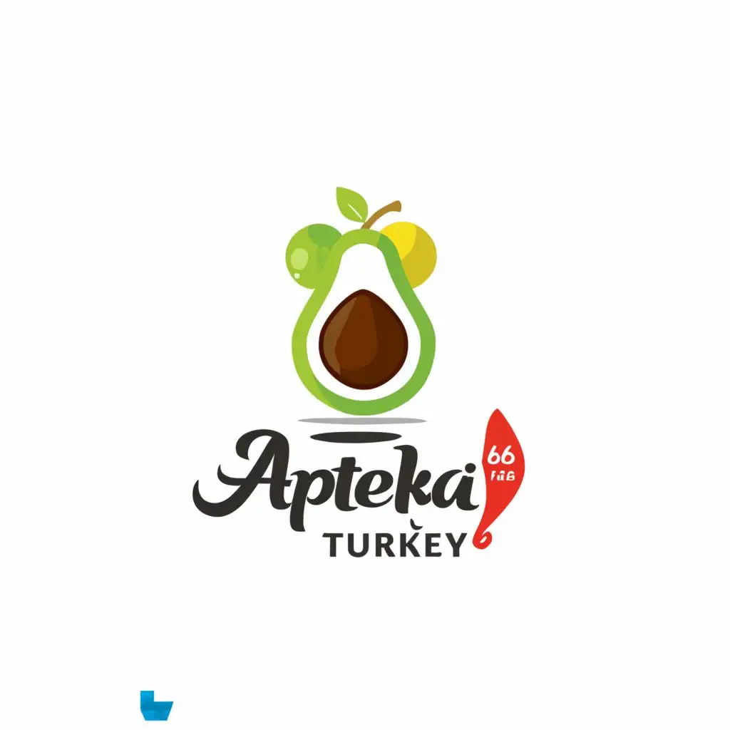 a logo design,with the text "apteka_turkey 09_26", main symbol:avocado Turkey dietary supplements,Сложный,be used in Розничная торговля industry,clear background