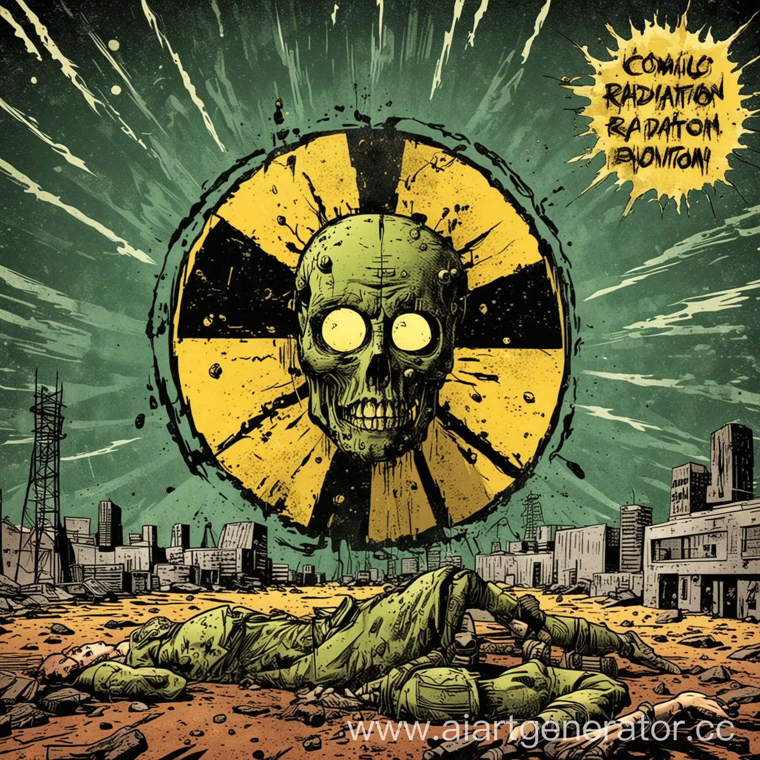 комикс 
радиация

