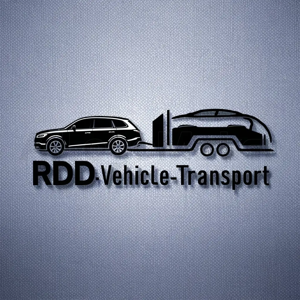 LOGO-Design-For-RDDVehicleTransport-Audi-Q7-Car-Trailer-Emblem