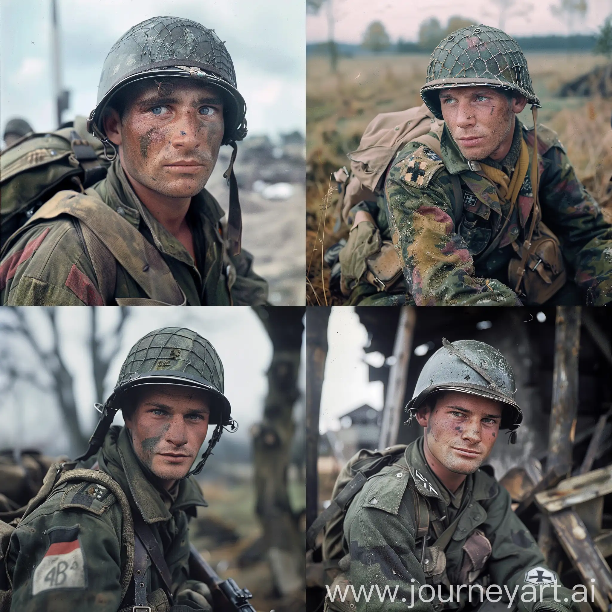 German-Soldier-Portrait-from-1960-in-Color