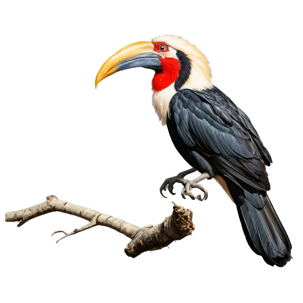 Exquisite-Hornbill-PNG-Image-Enhance-Your-Design-with-HighQuality-Avian-Art