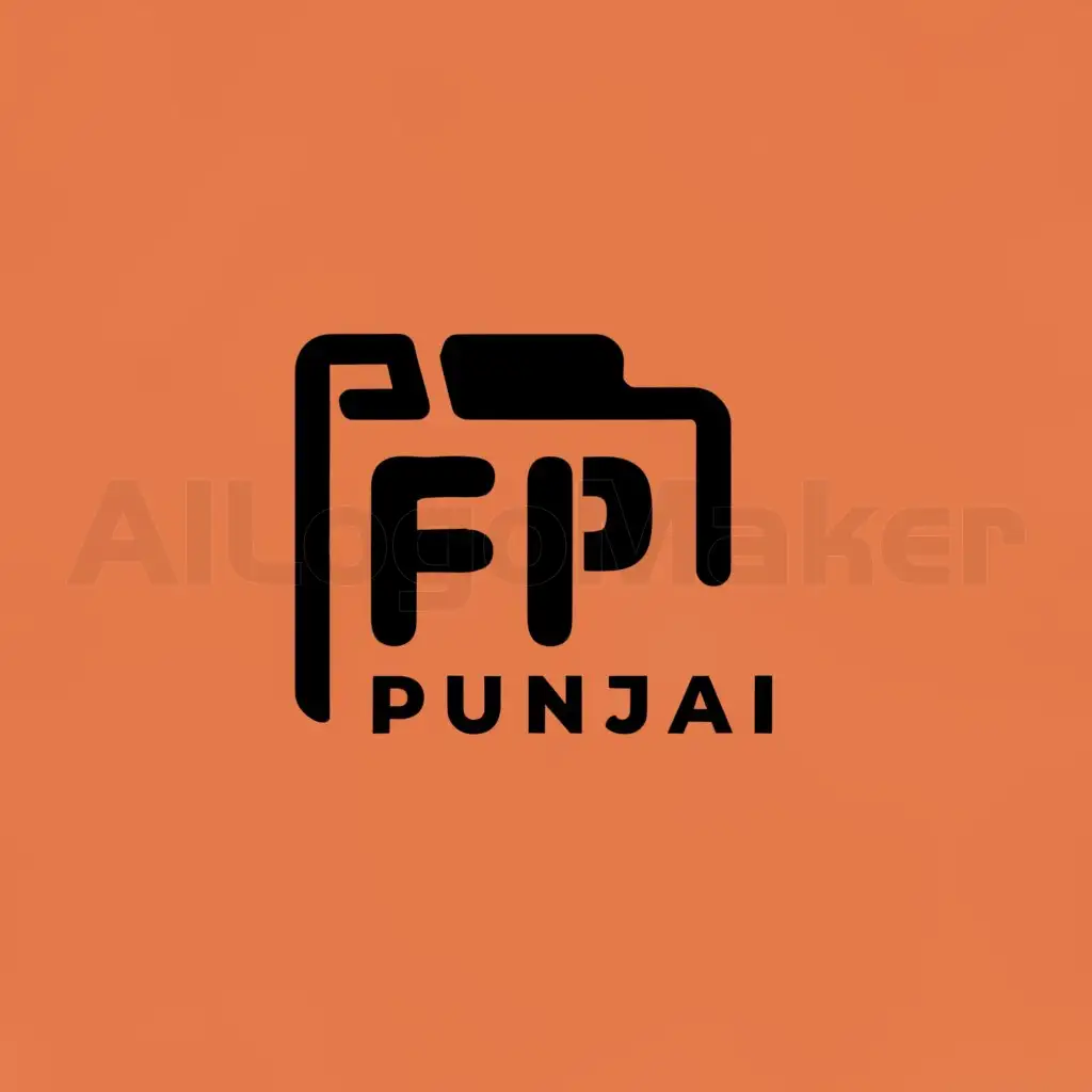 a logo design,with the text "Fp", main symbol:flop punjai,Moderate,clear background