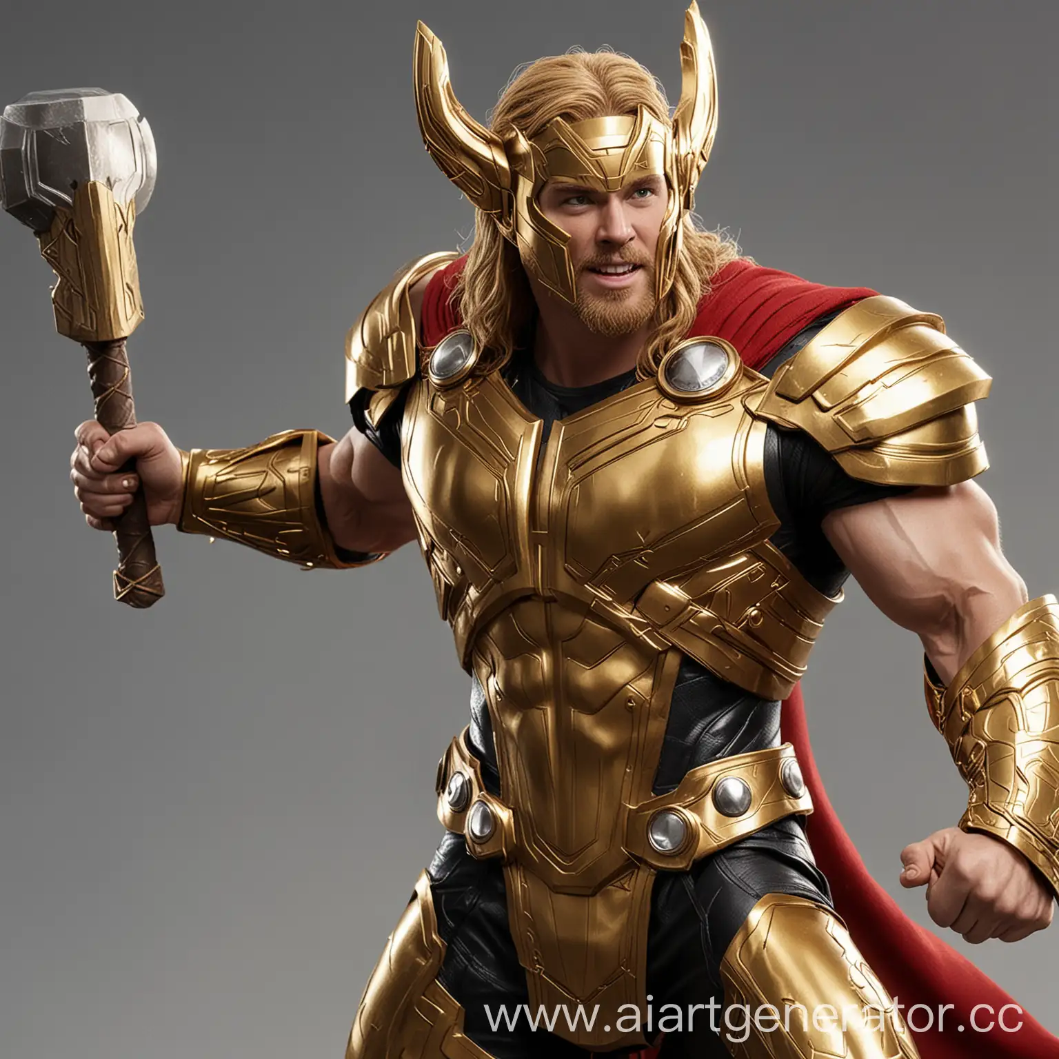 Golden-Thor-Marvel-Character-Artwork