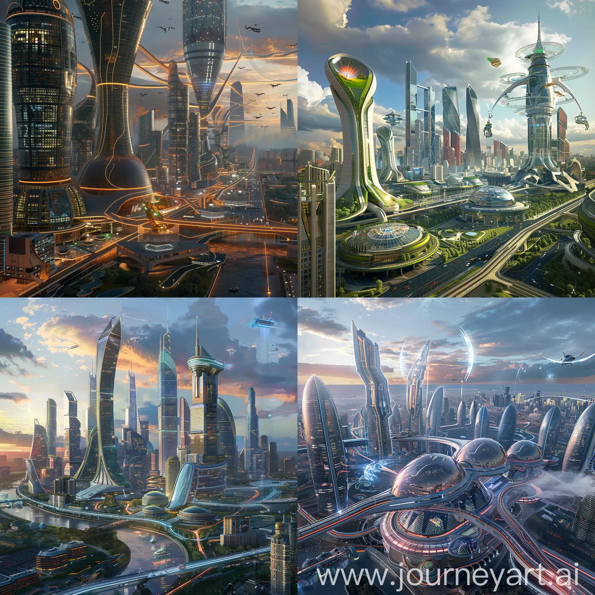 Sci-Fi Moscow, Advanced Science and Technology, Fictional Science and Technology, Skyline Synapses, Quantum Transit System, Nano-structured Façades, AI-Integrated Infrastructure, Atmospheric Purifiers, Subterranean Havens, Energy Webs, Robotic Maintenance Swarms, Virtual Reality Venues, Bioluminescent Parks, AI-Guided Urban Ecosystems, Smart Energy Grids, Predictive Maintenance Networks, Autonomous Public Services, Intelligent Building Management, Cognitive Traffic Systems, Responsive Public Safety, AI-Enhanced Education Hubs, Healthcare Predictive Analytics, Cybersecurity Defense Matrices, Dynamic Skyscrapers, Hovering Transport Lanes, Energy-Harvesting Bridges, Interactive Public Art, Drone Delivery Hubs, Environmental Shields, Architectural Light Forests, Water Purification Fountains, Augmented Reality Billboards, Space Elevator Complex, AI-Integrated Façades, Quantum Transit Systems, Robotic Construction Swarms, Atmospheric Purifiers, Nano-Engineered Parks, Interactive Lightways, AI-Managed Waste Conversion Sites, Climate Adaptive Shelters, Holographic Signage, Spaceport Launch Pads, In Unreal Engine 5 Style --stylize 1000