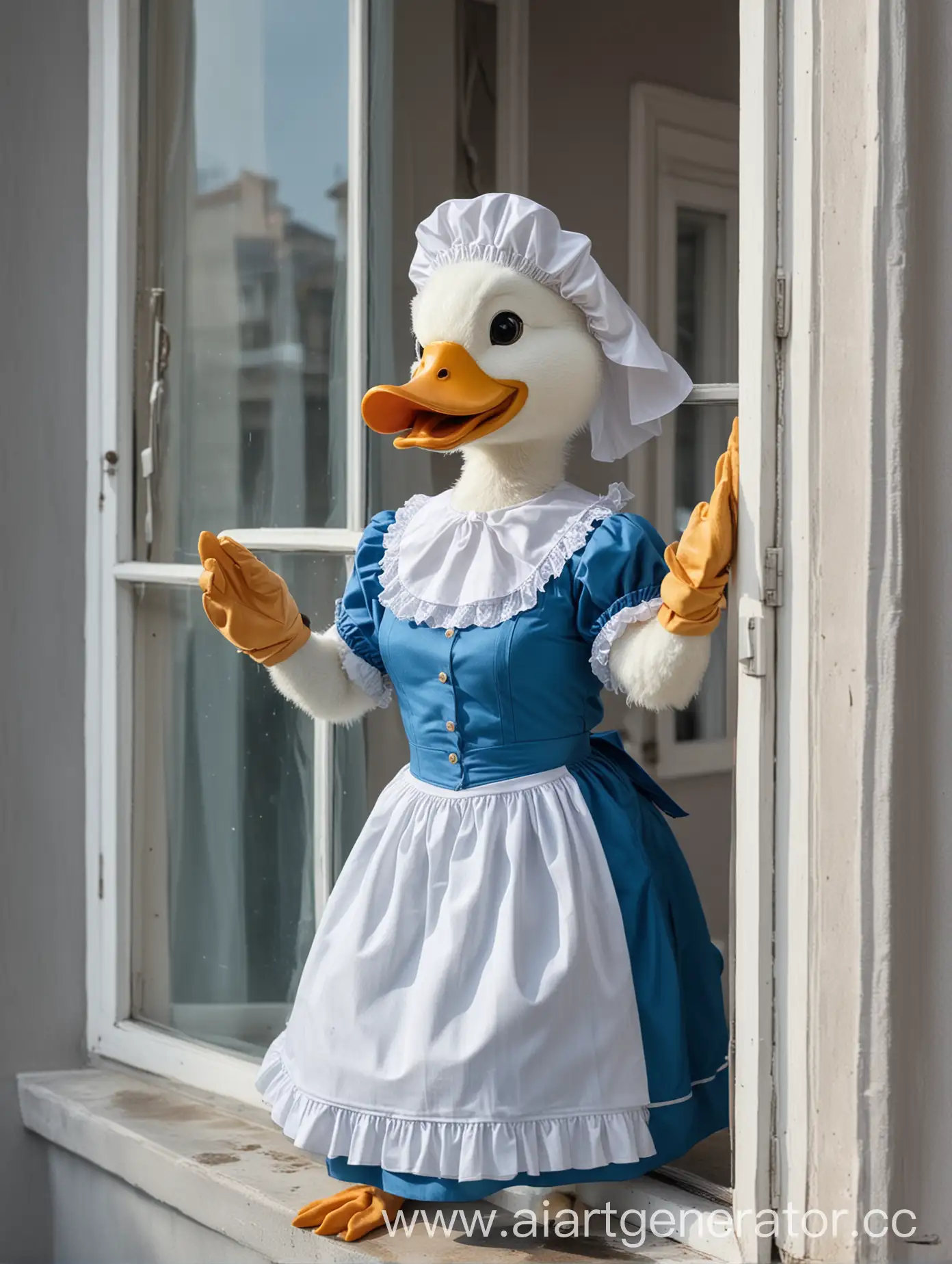 Duck-Maid-Cleaning-Blue-Window
