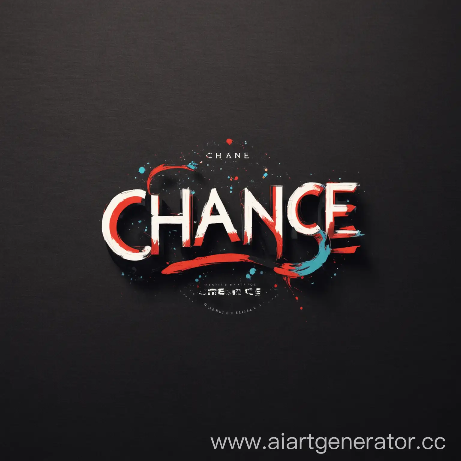 логотип для музыкальной группы под названием "шанс"
