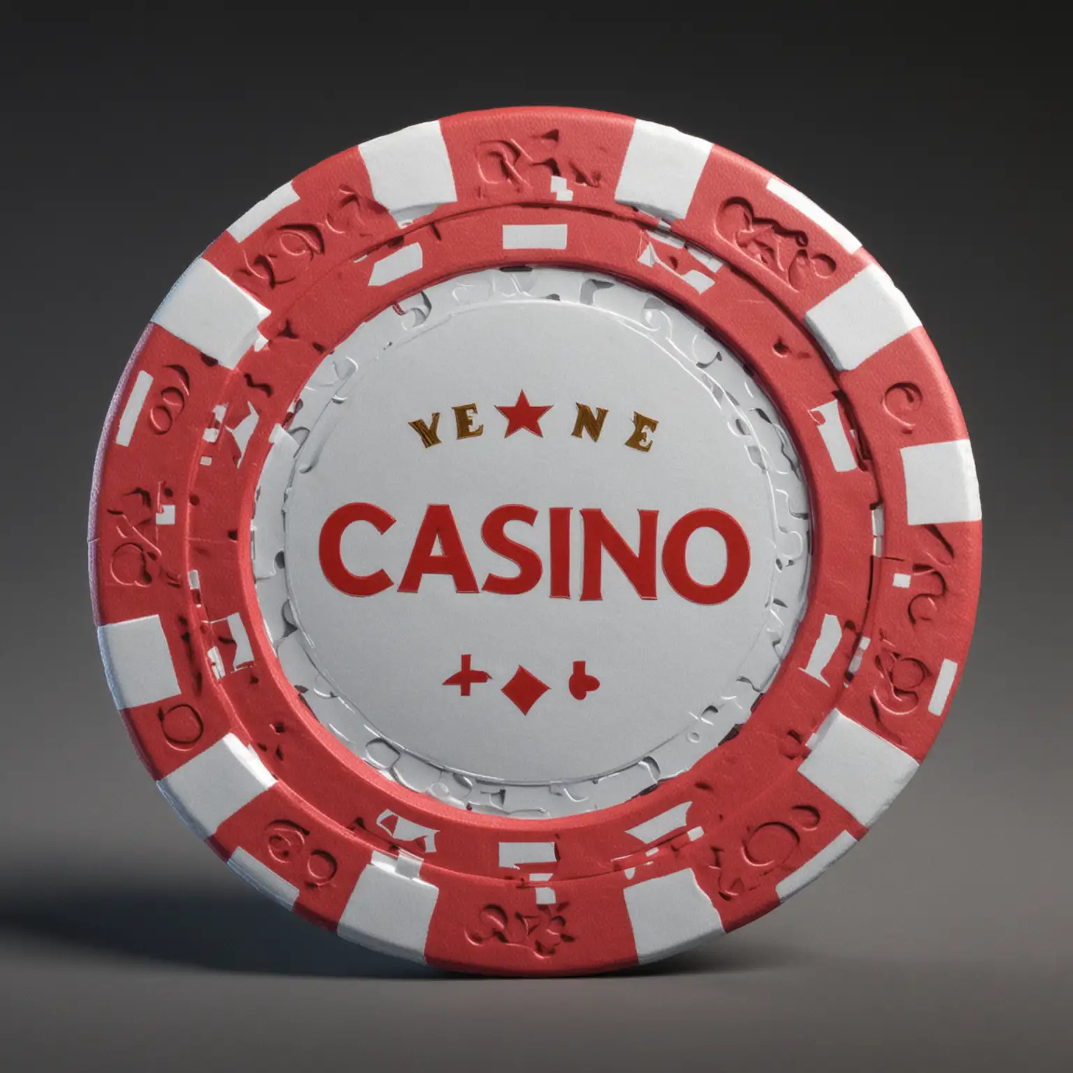 a realistic casino chip