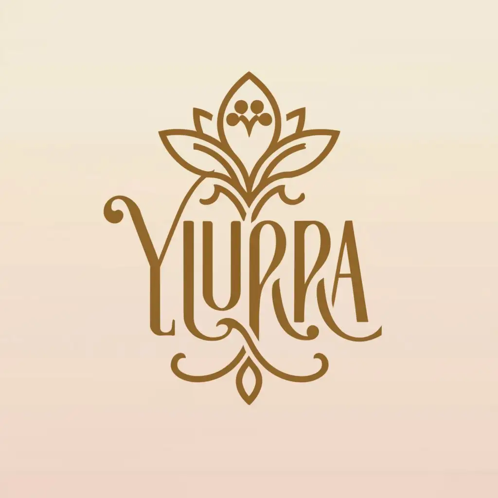 a logo design,with the text "YURRA", main symbol:Parfum,complex,clear background