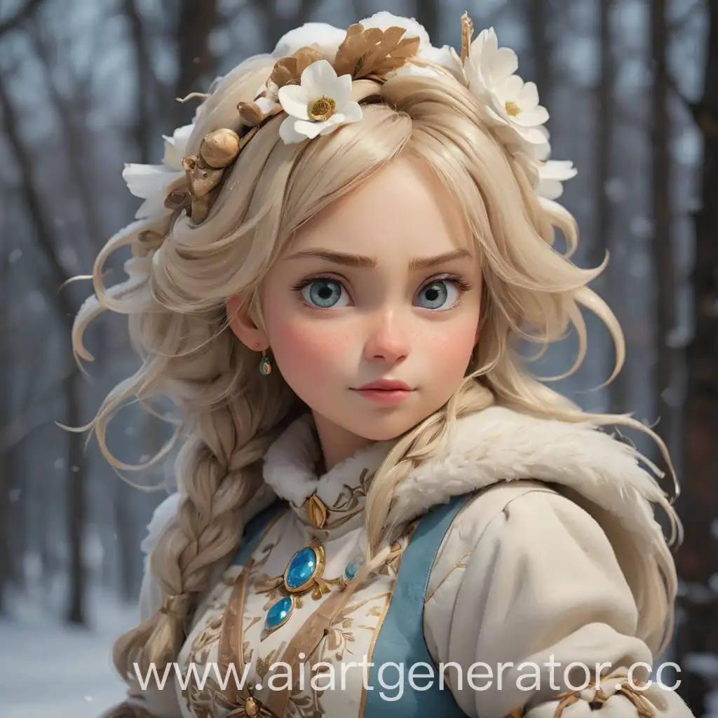 Snow-Maiden-in-Traditional-Russian-Folklore-Costume