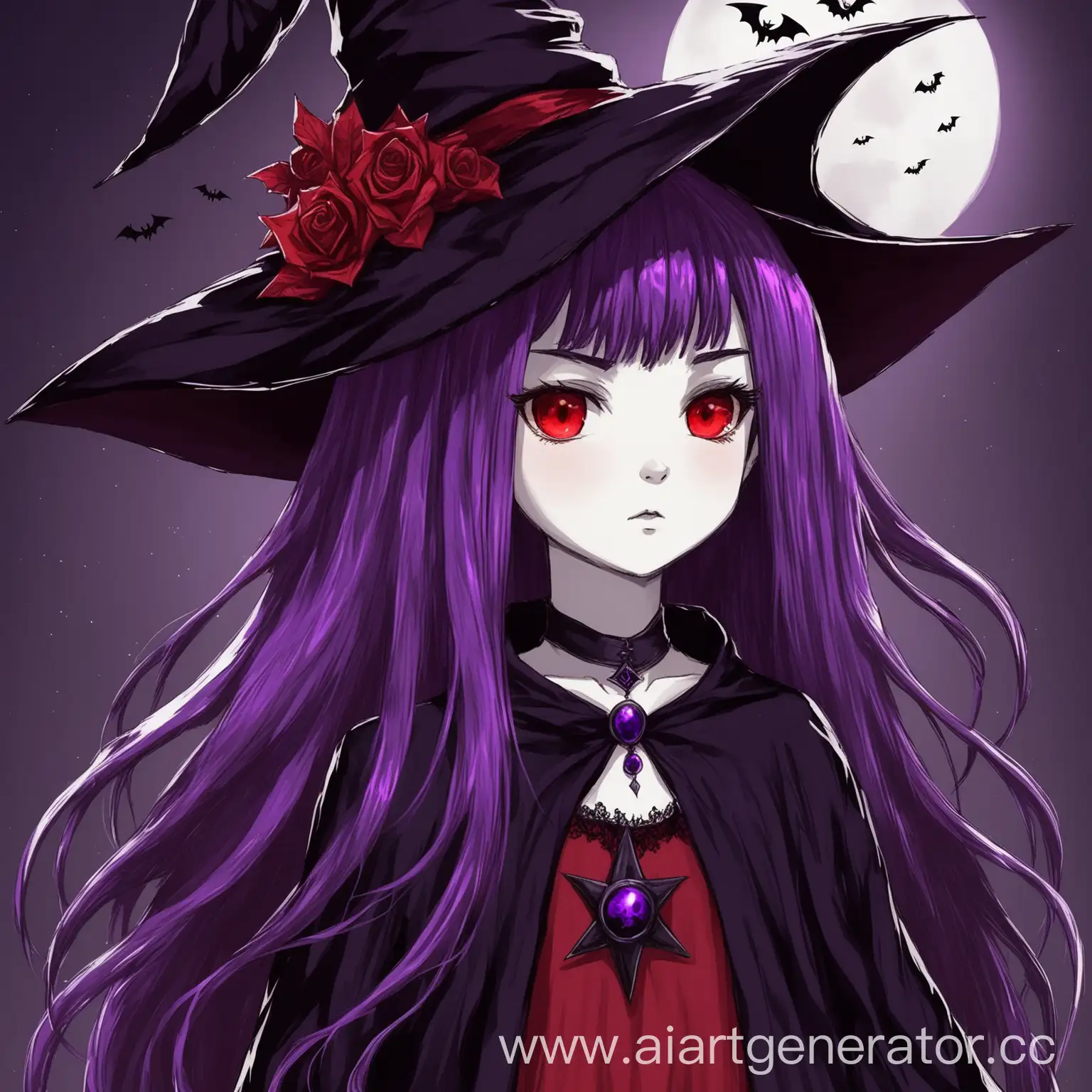 Teenage-Witch-with-Purple-and-Red-Color-Scheme