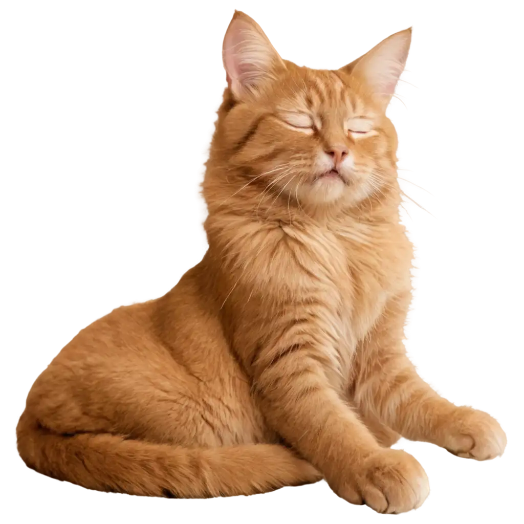 Sleppy-Cat-PNG-Image-Adorable-Feline-Naptime-Capture