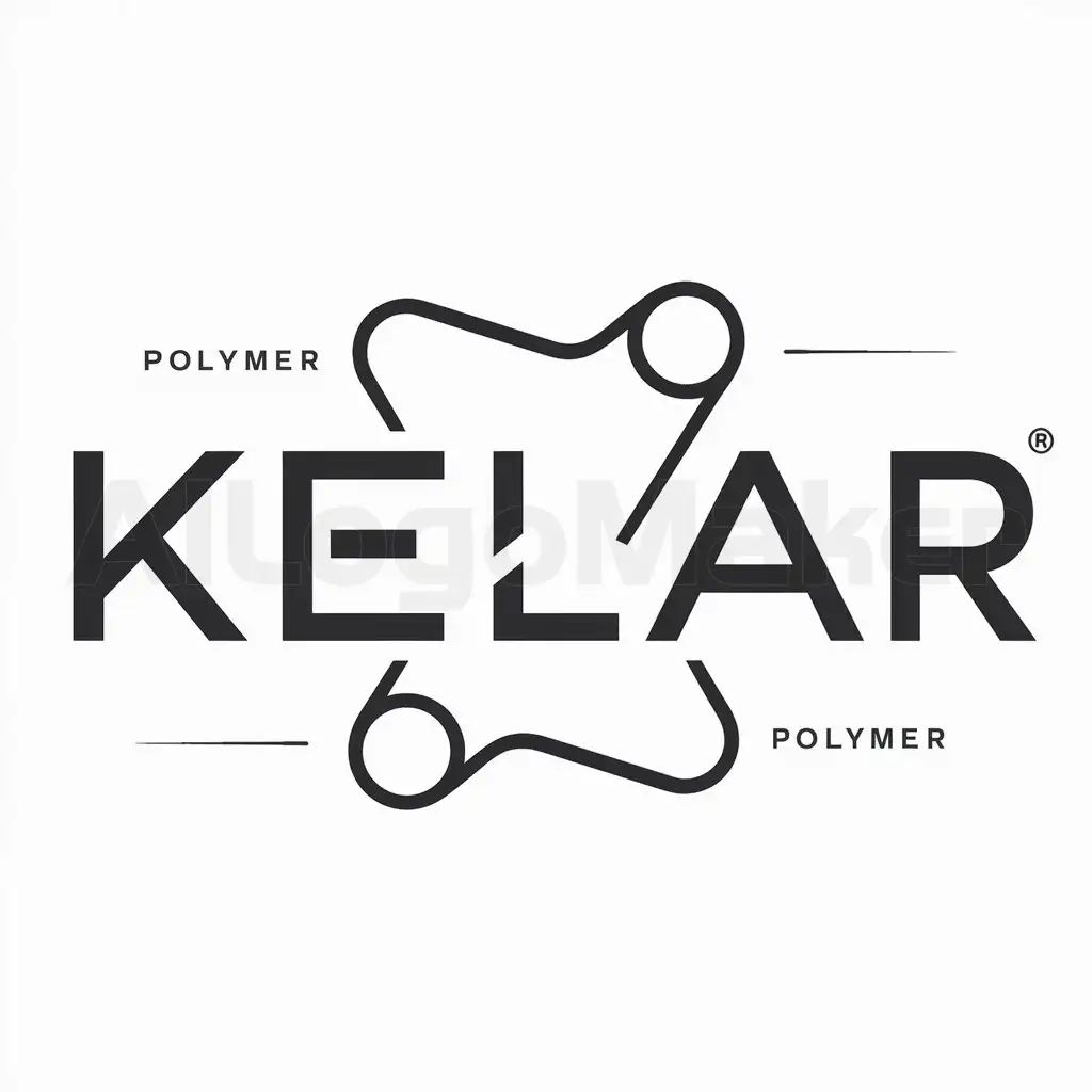 a logo design,with the text "Kelar", main symbol:polymer,Moderate,be used in Others industry,clear background