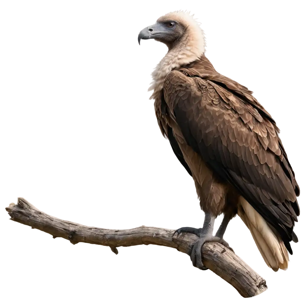 The Hooded Vulture watches over the assembly from a nearby perch, its wise, ancient eyes