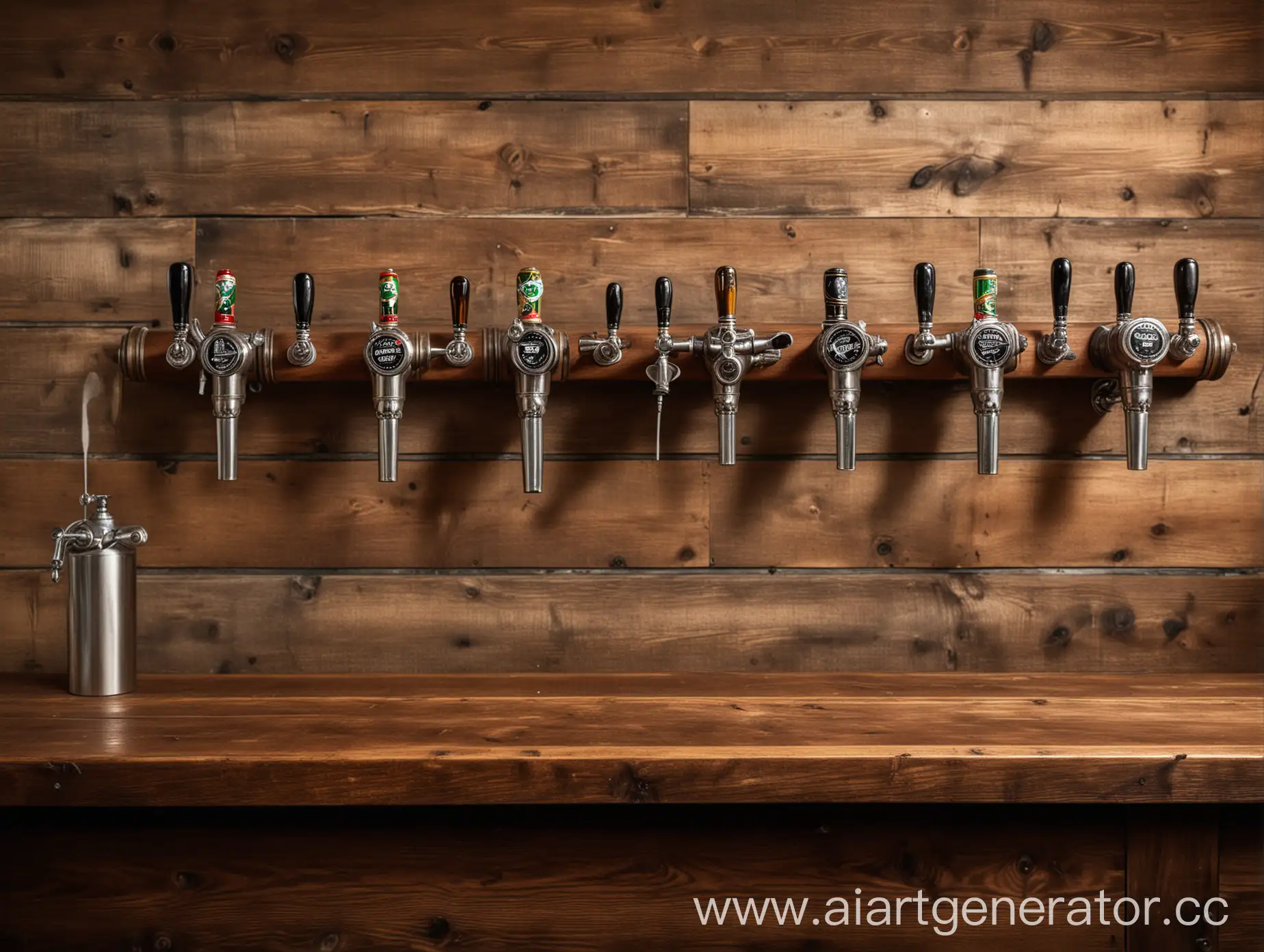 Bar-Interior-with-Beer-Taps-and-Open-Kitchen-Space